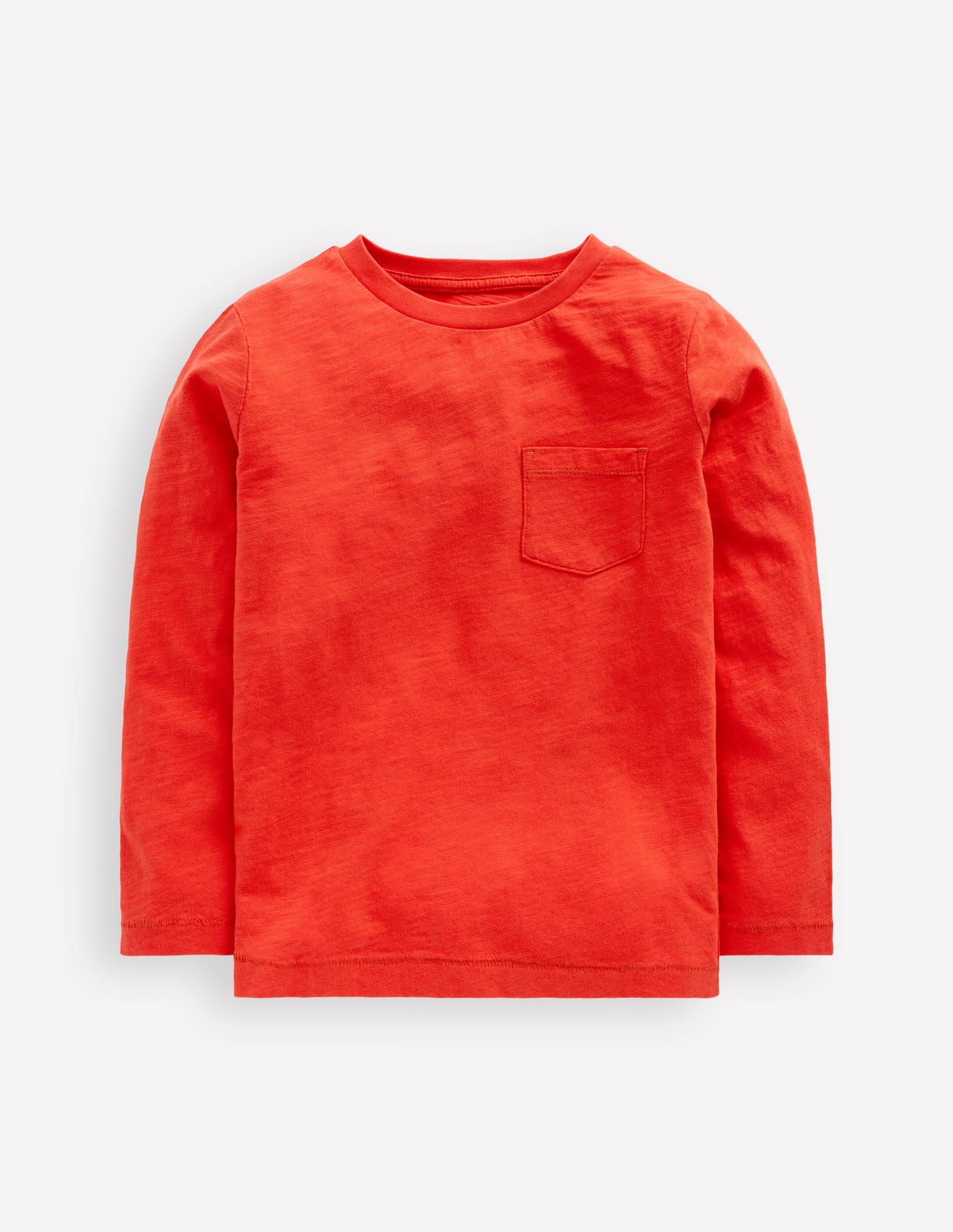 Everyday Long Sleeve T-Shirt-Cinnamon Red