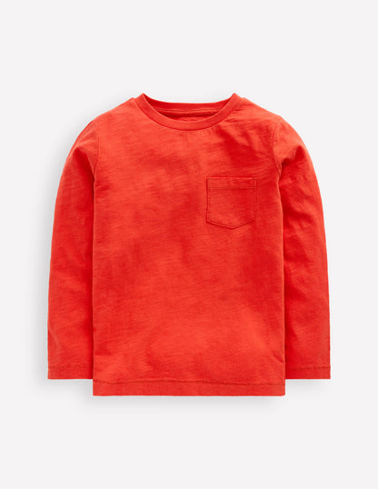 Everyday Long Sleeve T-Shirt-Cinnamon Red-4