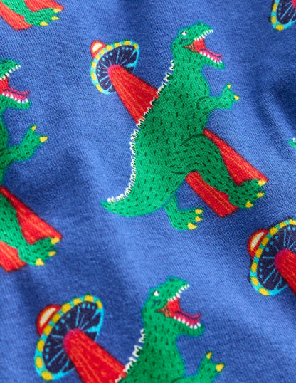 Snug Glow-in-the-dark Pajamas-Dino Space-3