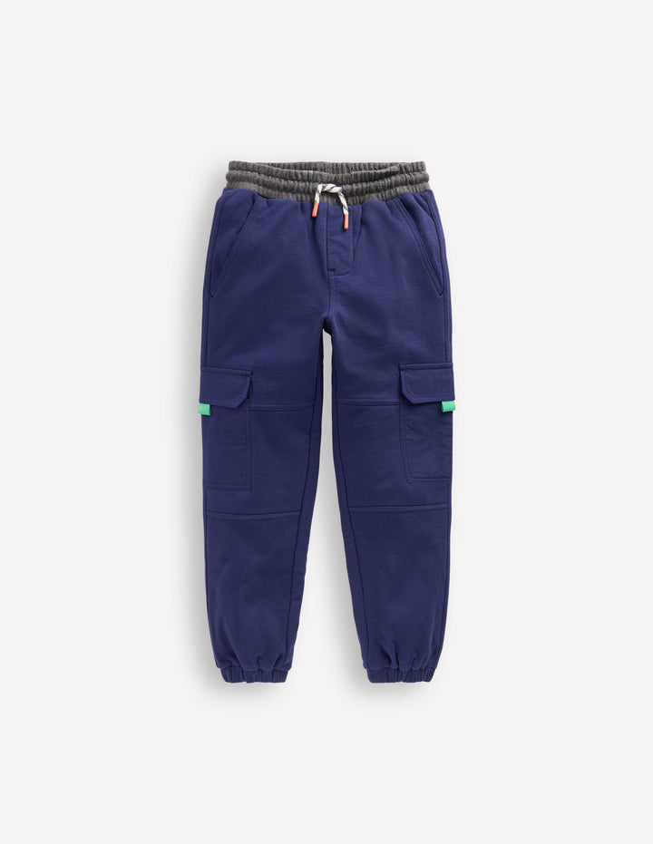 Ripstop Cargo Joggers-College Navy