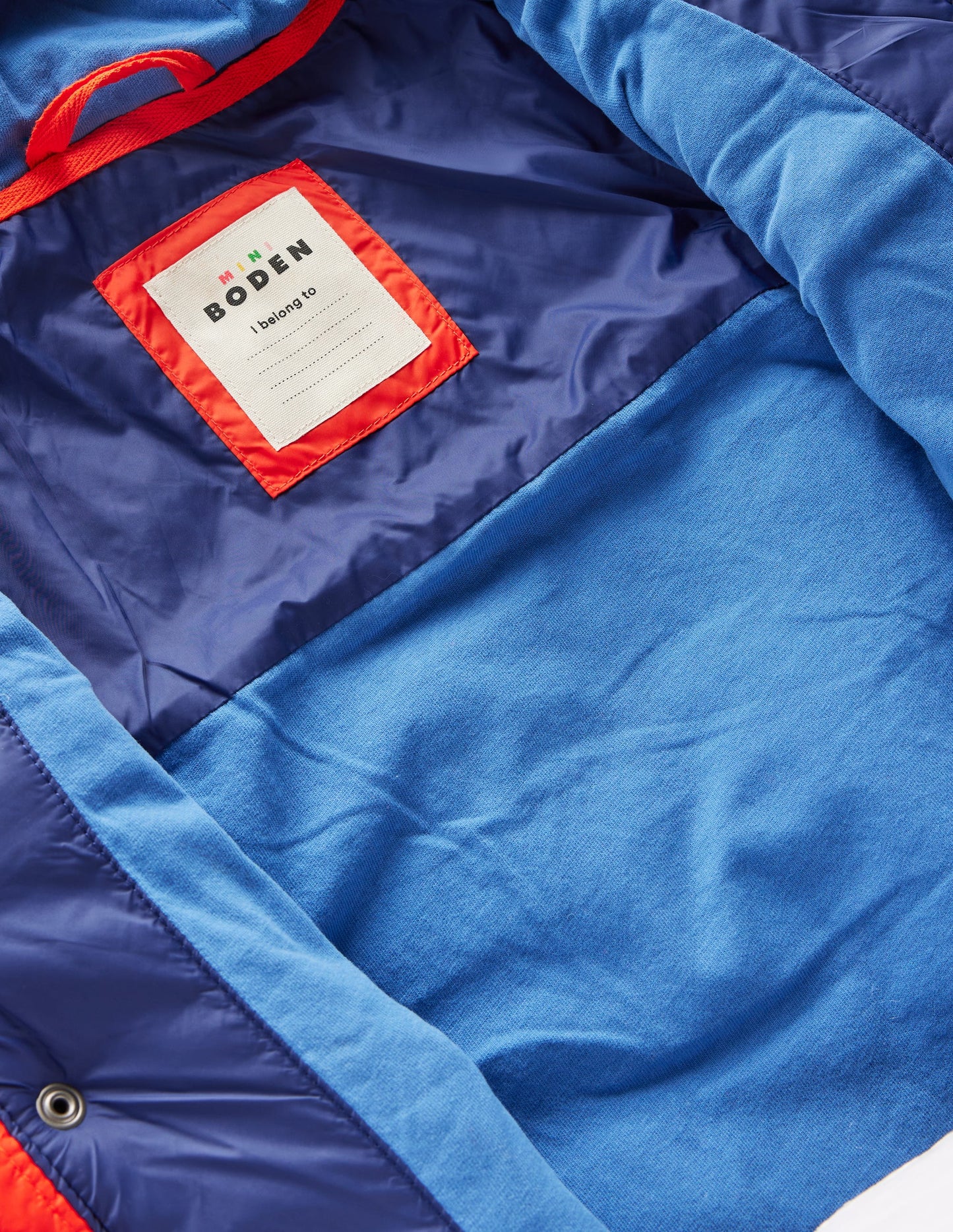 Quilted Borg Jacket-Dark Colourblock