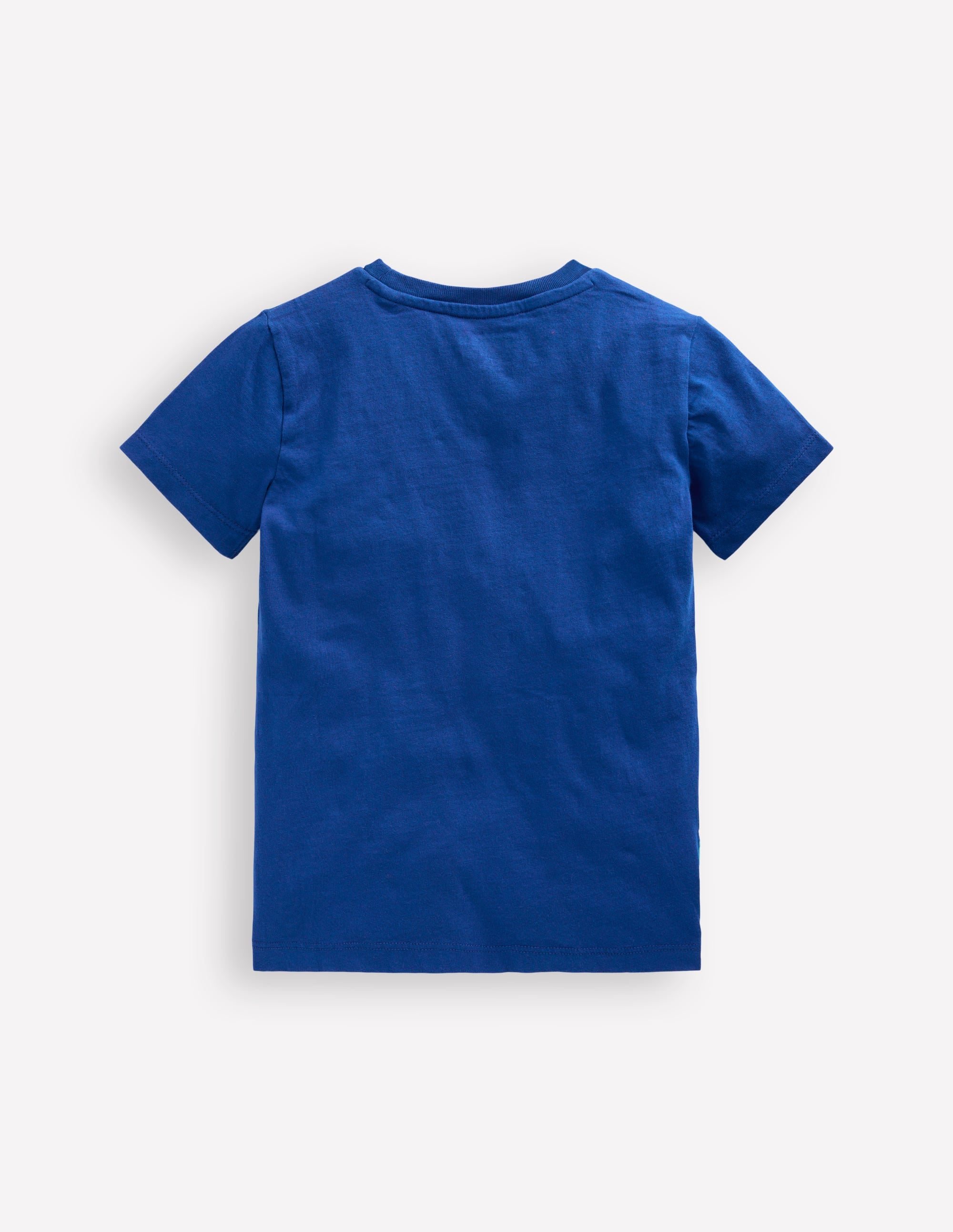 Short Sleeve Appliqué T-shirt-Dino Space - Image 2