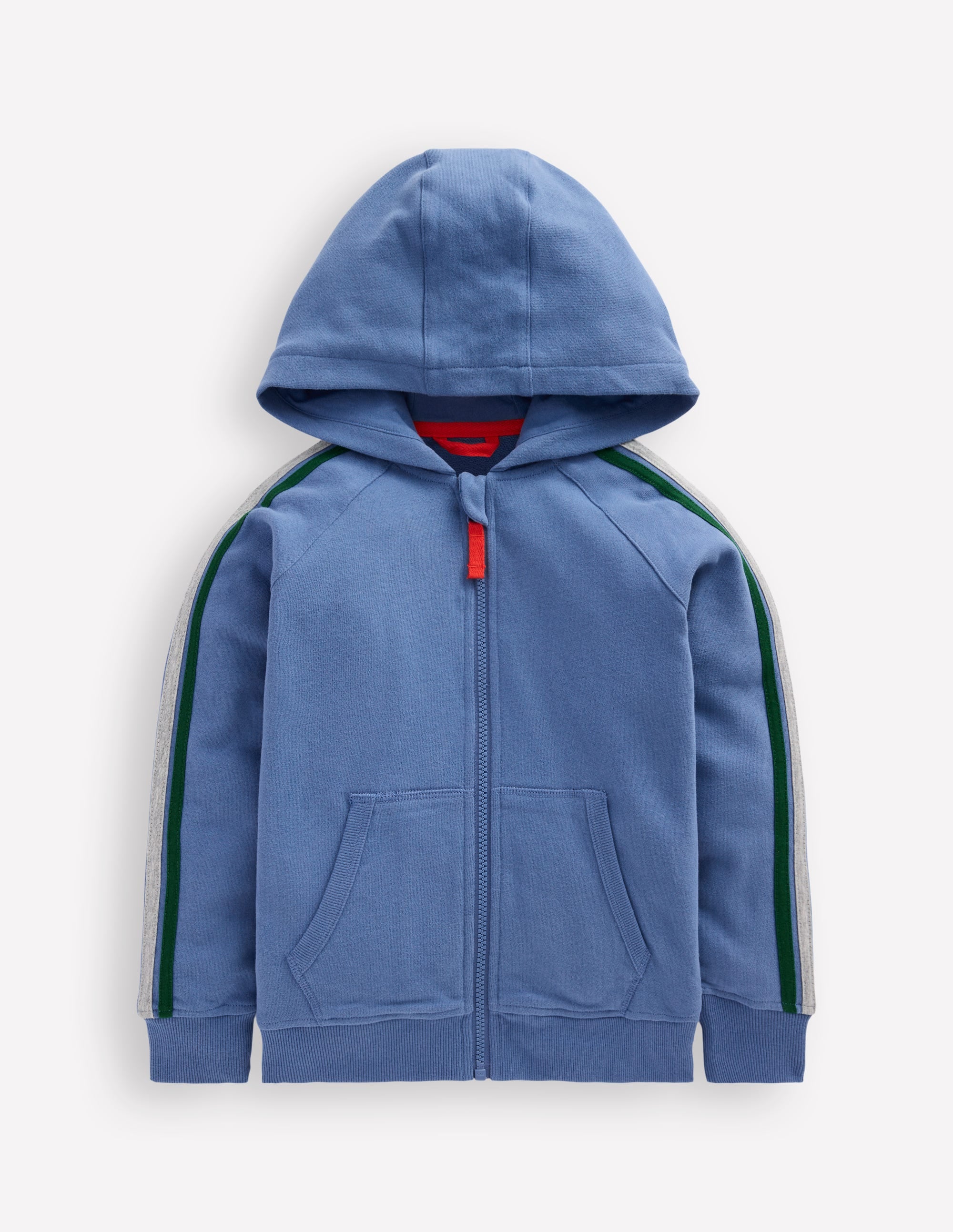 Rainbow Zip-up Hoody-Blue River - Image 1