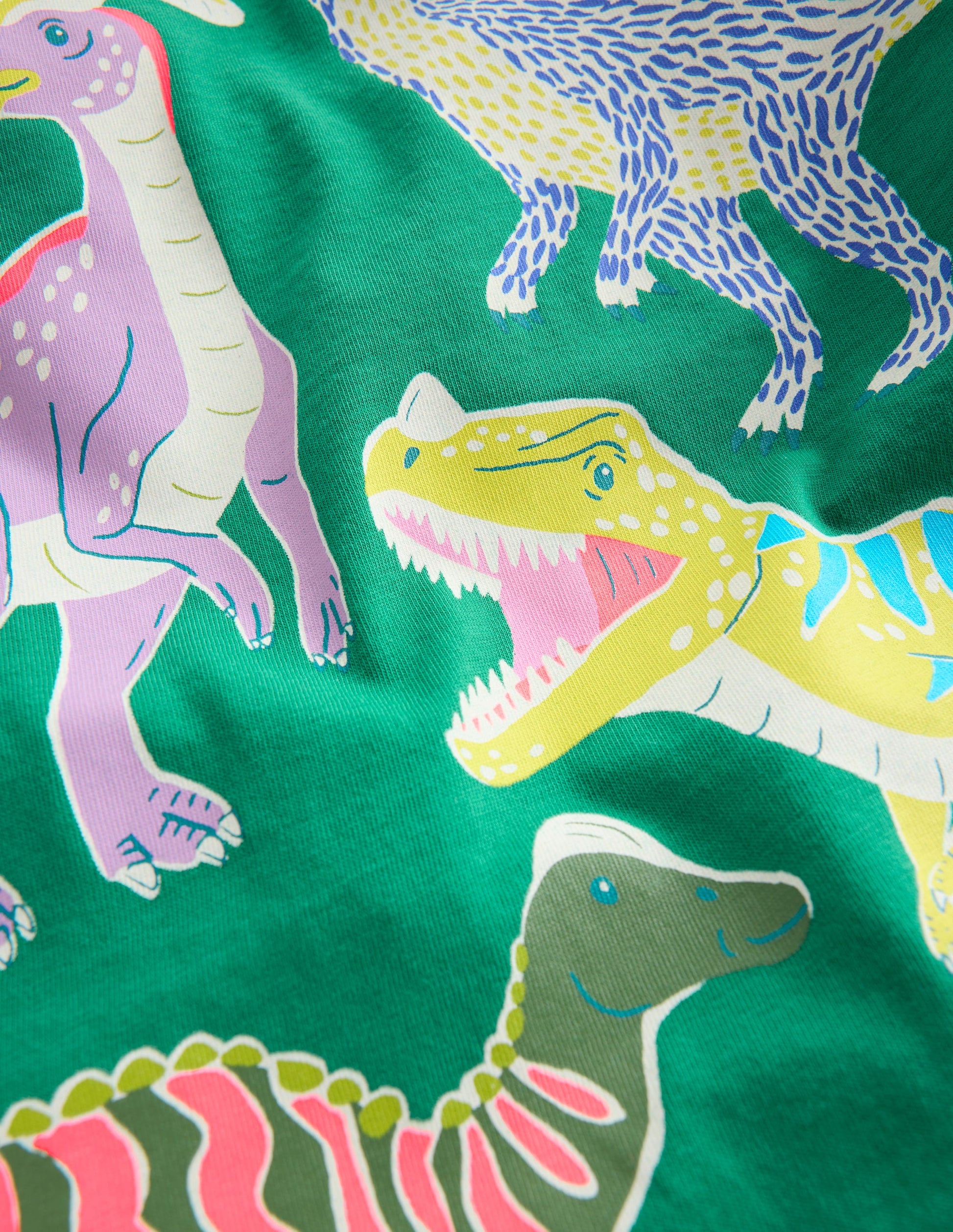 Glow-In-The-Dark T-shirt-Shady Green Dinos-3