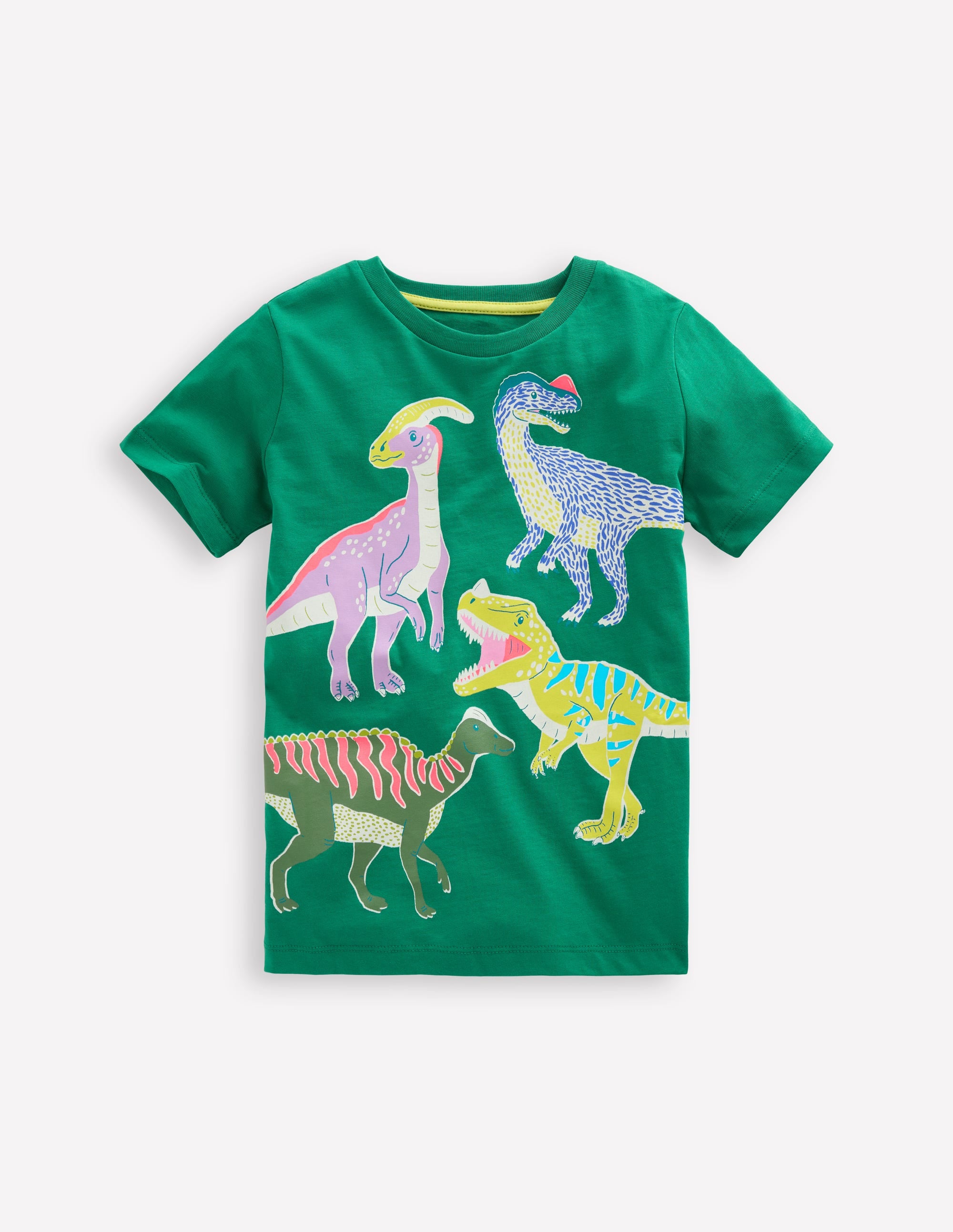 Glow-In-The-Dark T-shirt-Shady Green Dinos - Image 1
