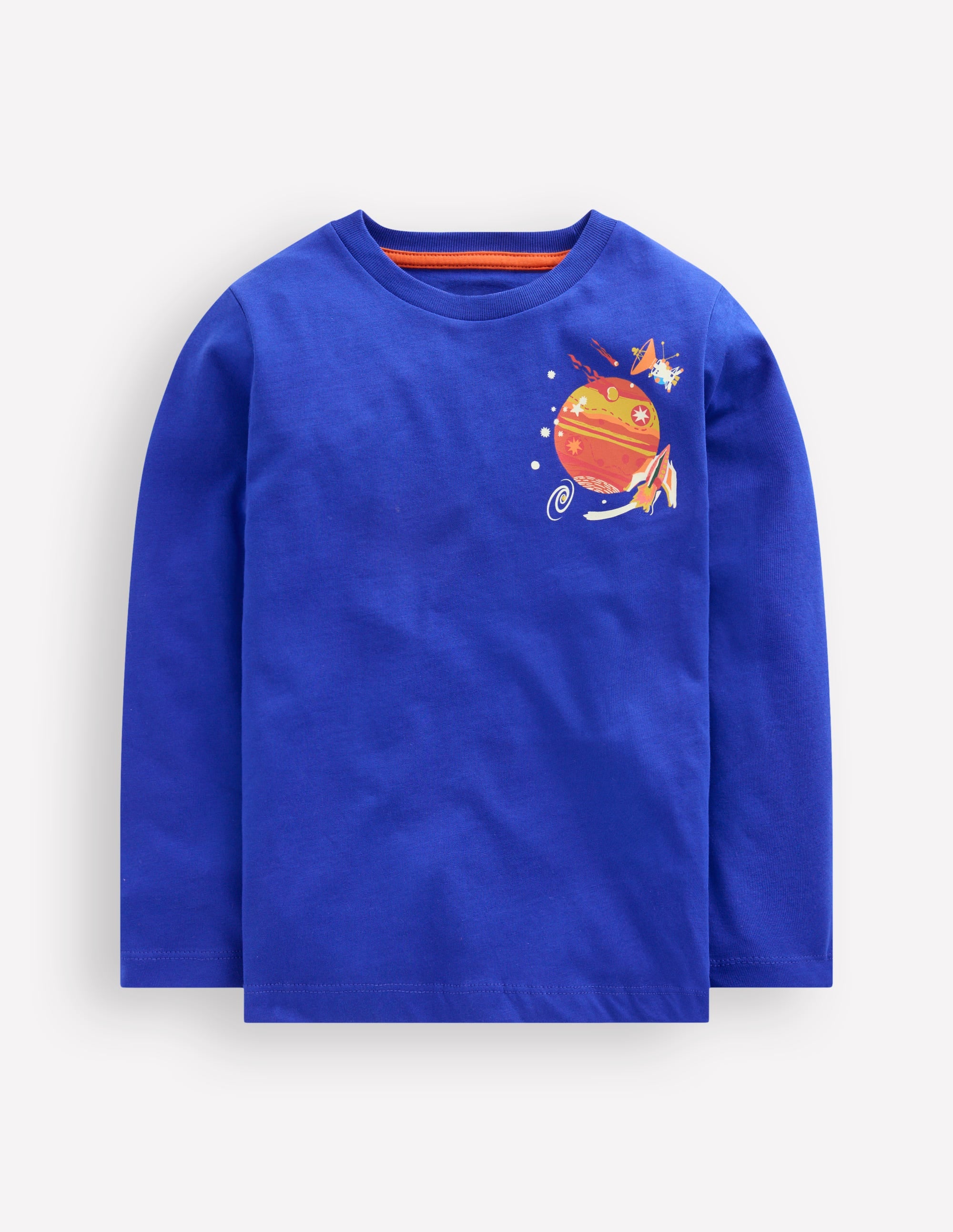Front & Back T-shirt-Sapphire Blue Space - Image 1