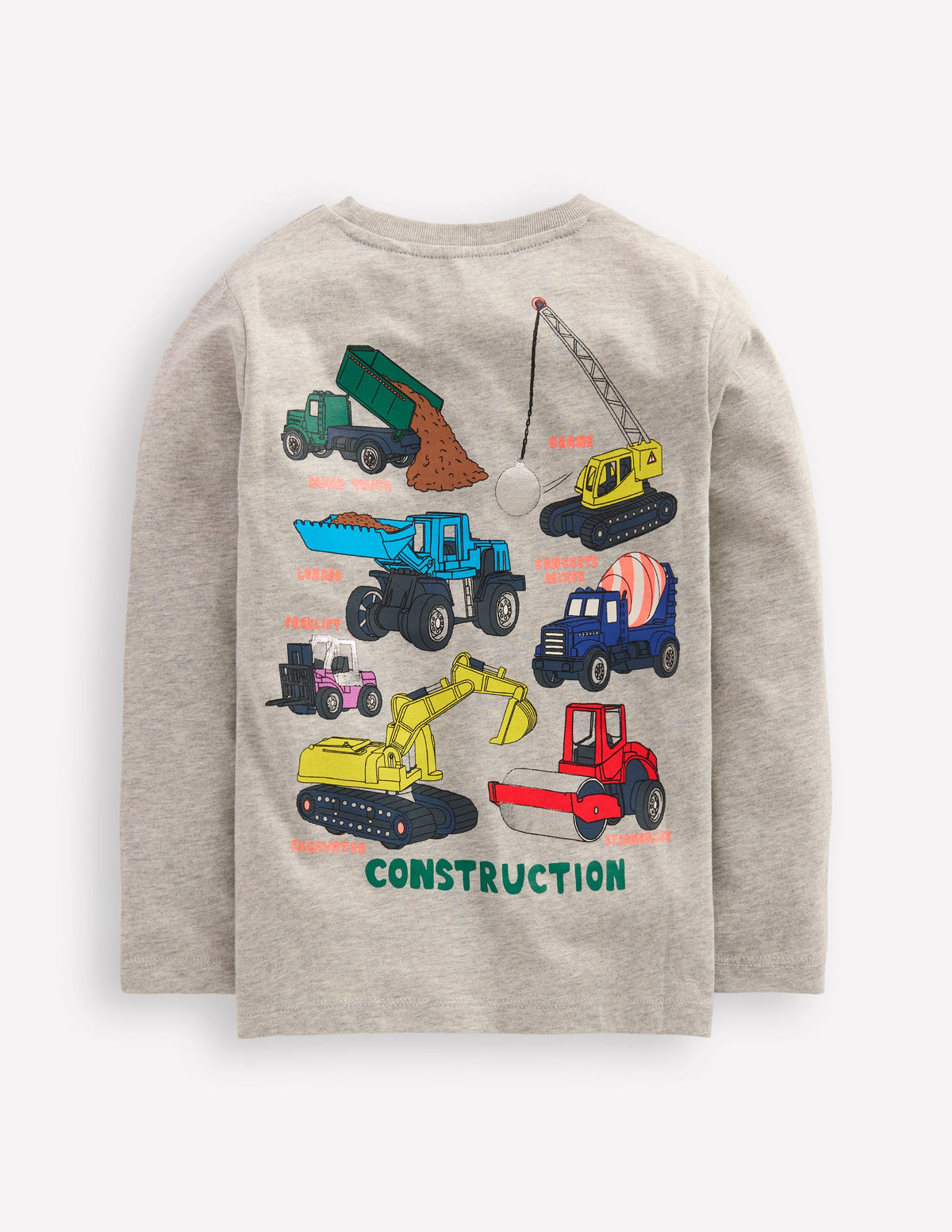 Front & Back T-shirt-Grey Marl Vehicles - Image 2