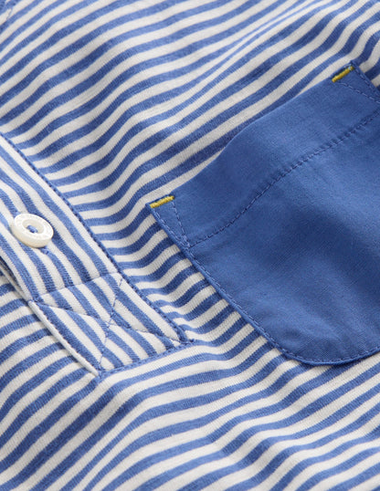 Everyday Henley T-shirt-Bluejay Stripe-3