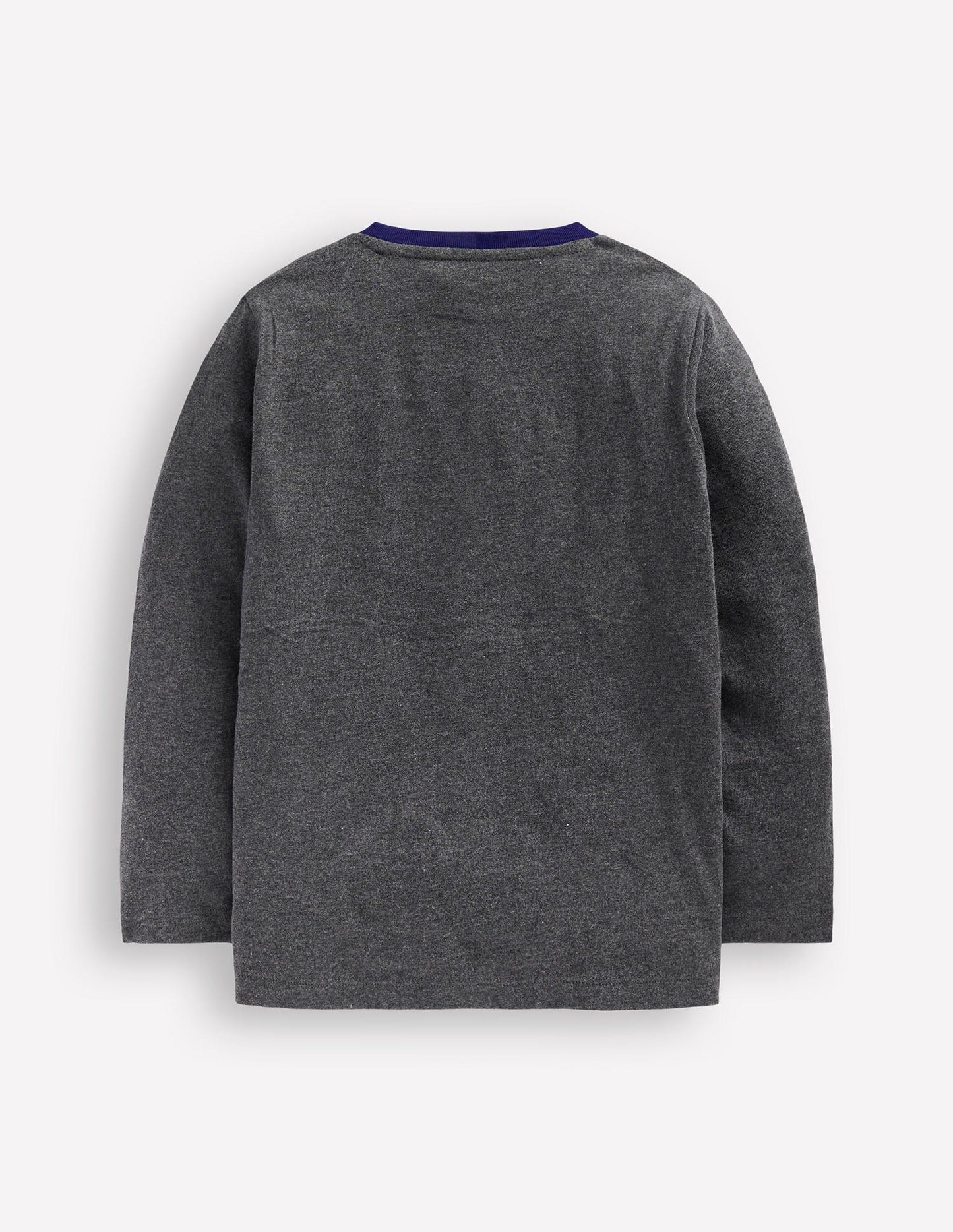 Star Appliqué T-shirt-GREY MARL STAR