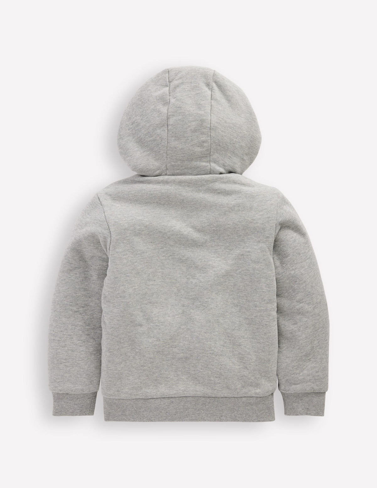 Reversible Borg Hoody-Grey Marl - Image 5