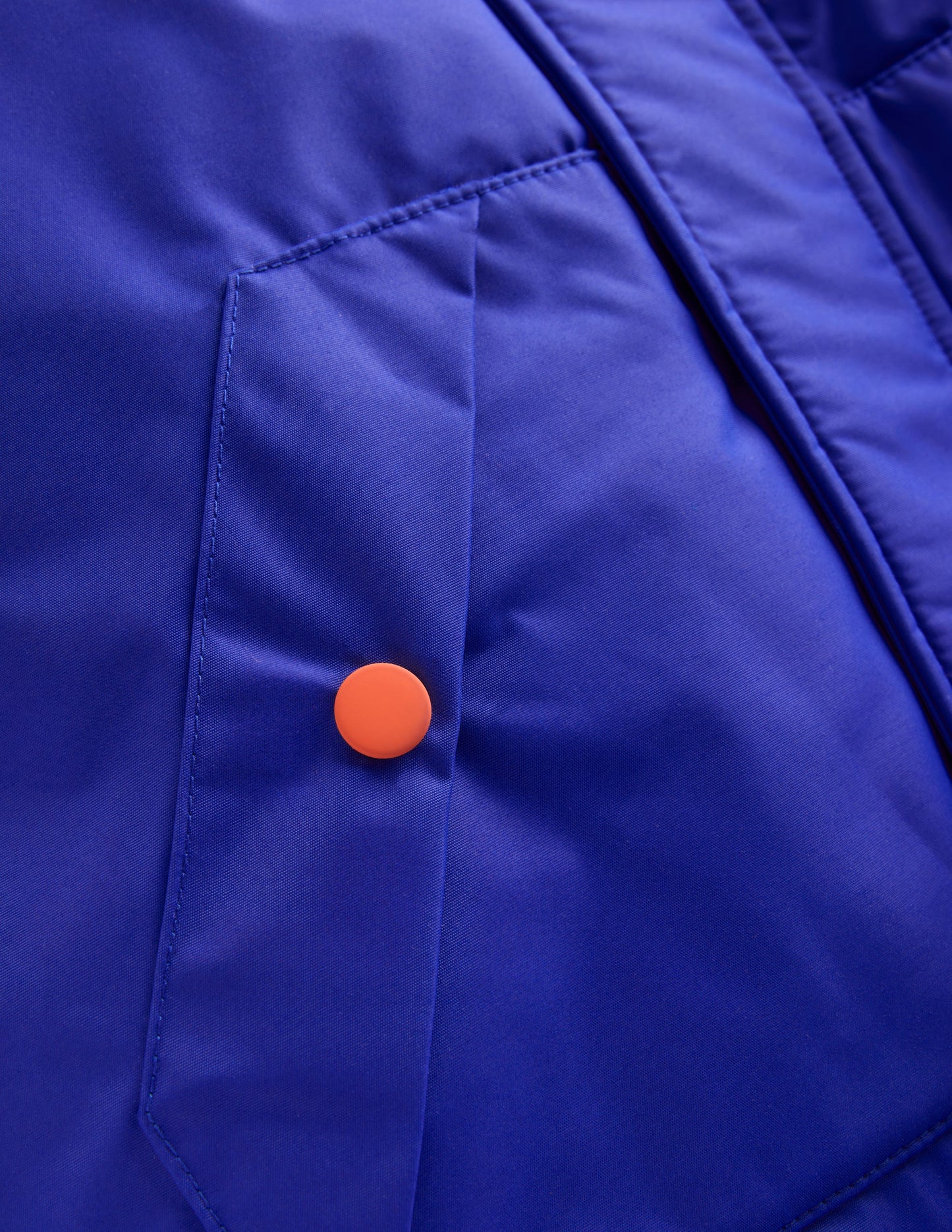 Borg Lined Anorak-Blue