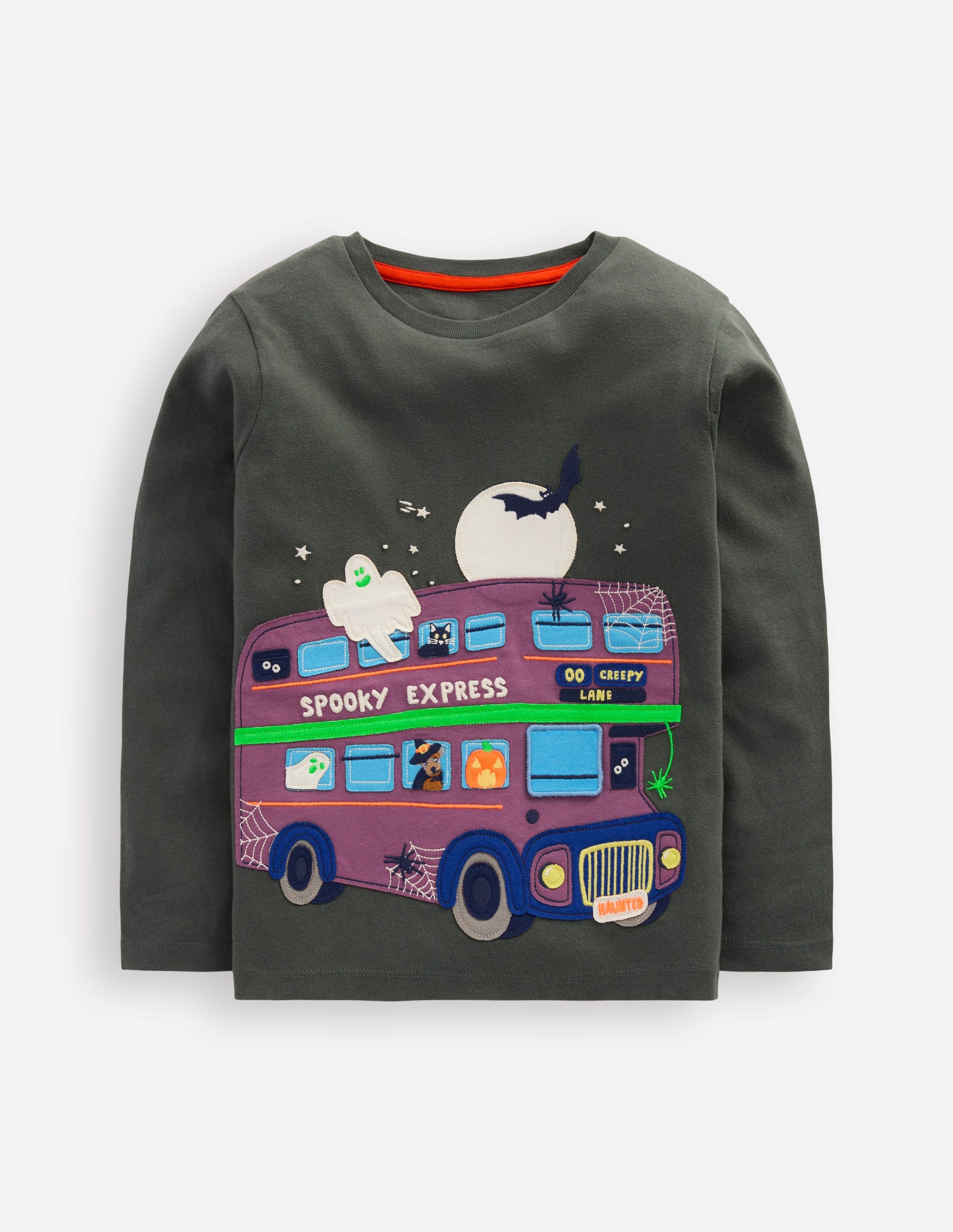 Lift-the-flap T-shirt-Smoke Halloween Bus-1