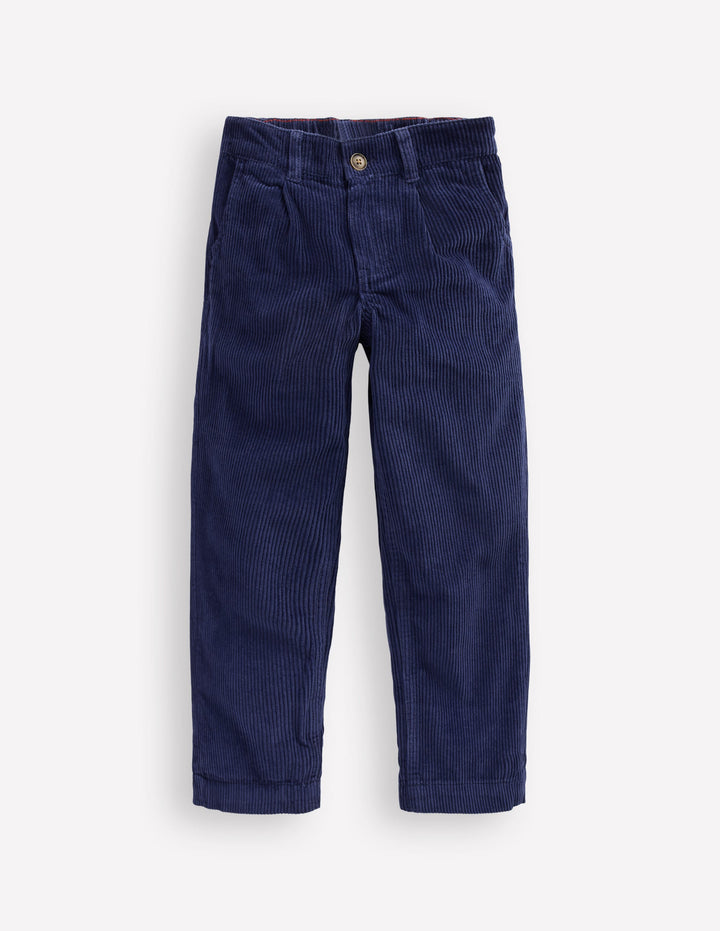 Everyday Relaxed Pants-College Navy Cord
