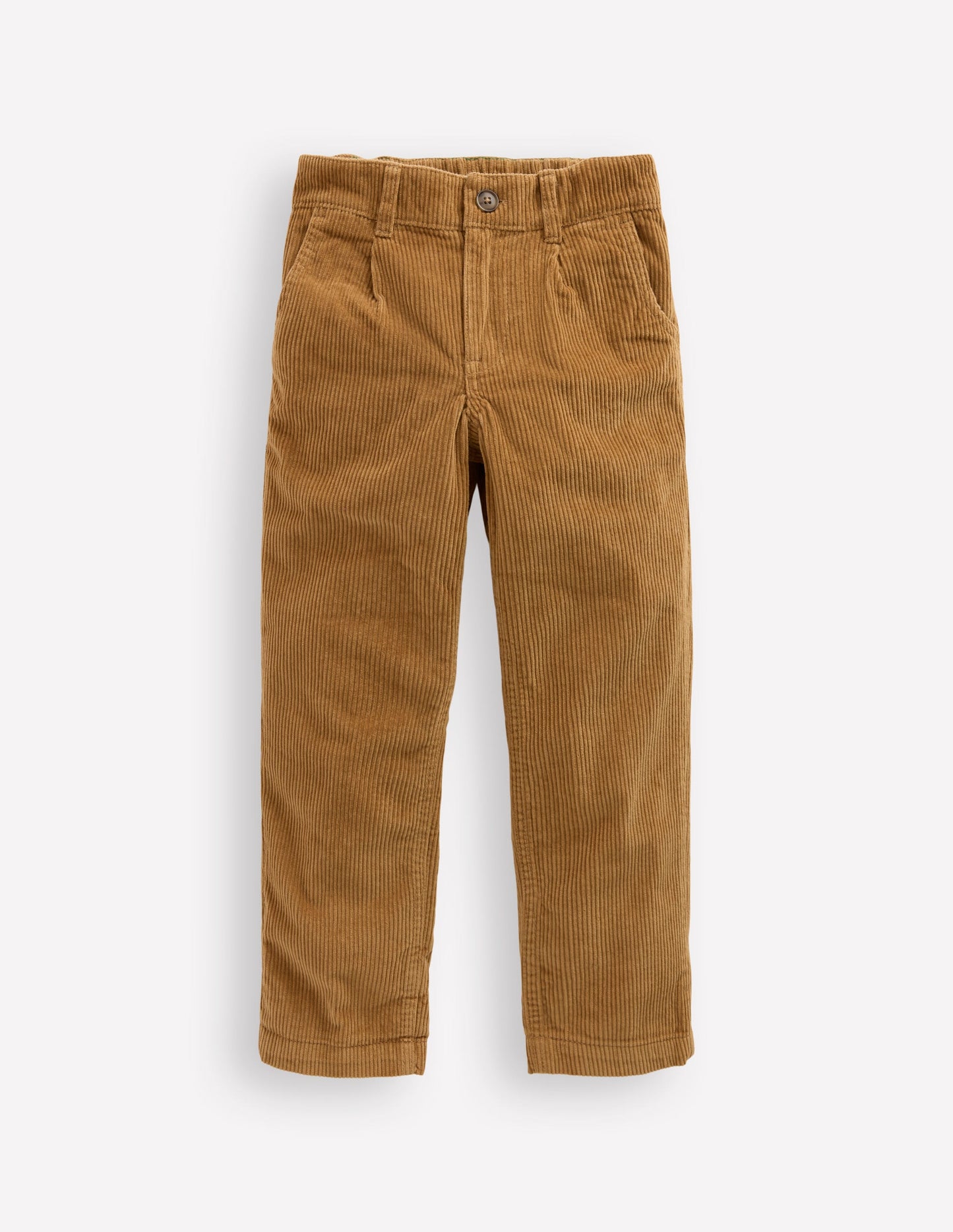 Everyday Relaxed Pants-Camel Cord