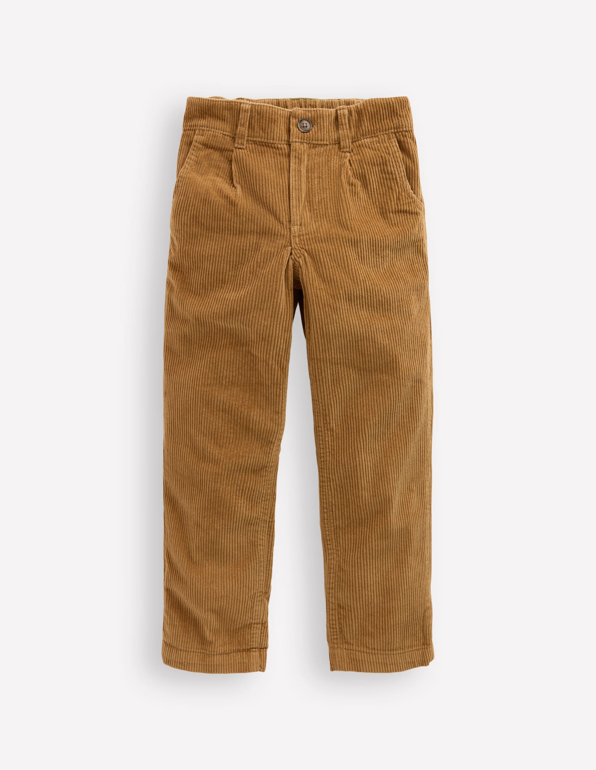 Everyday Relaxed Pants-Camel Cord-3