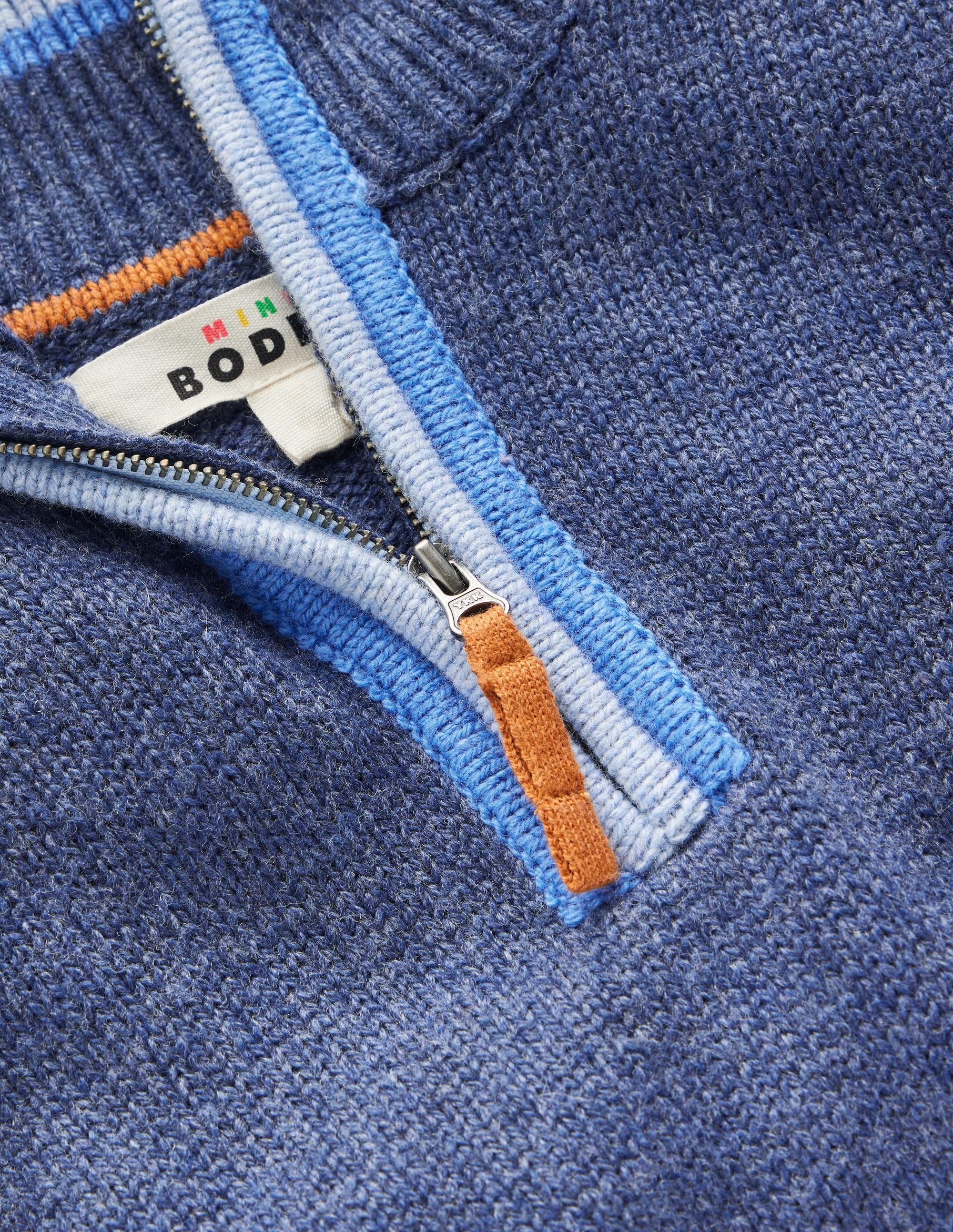 Heritage Half-Zip Sweater-College Navy - Image 3