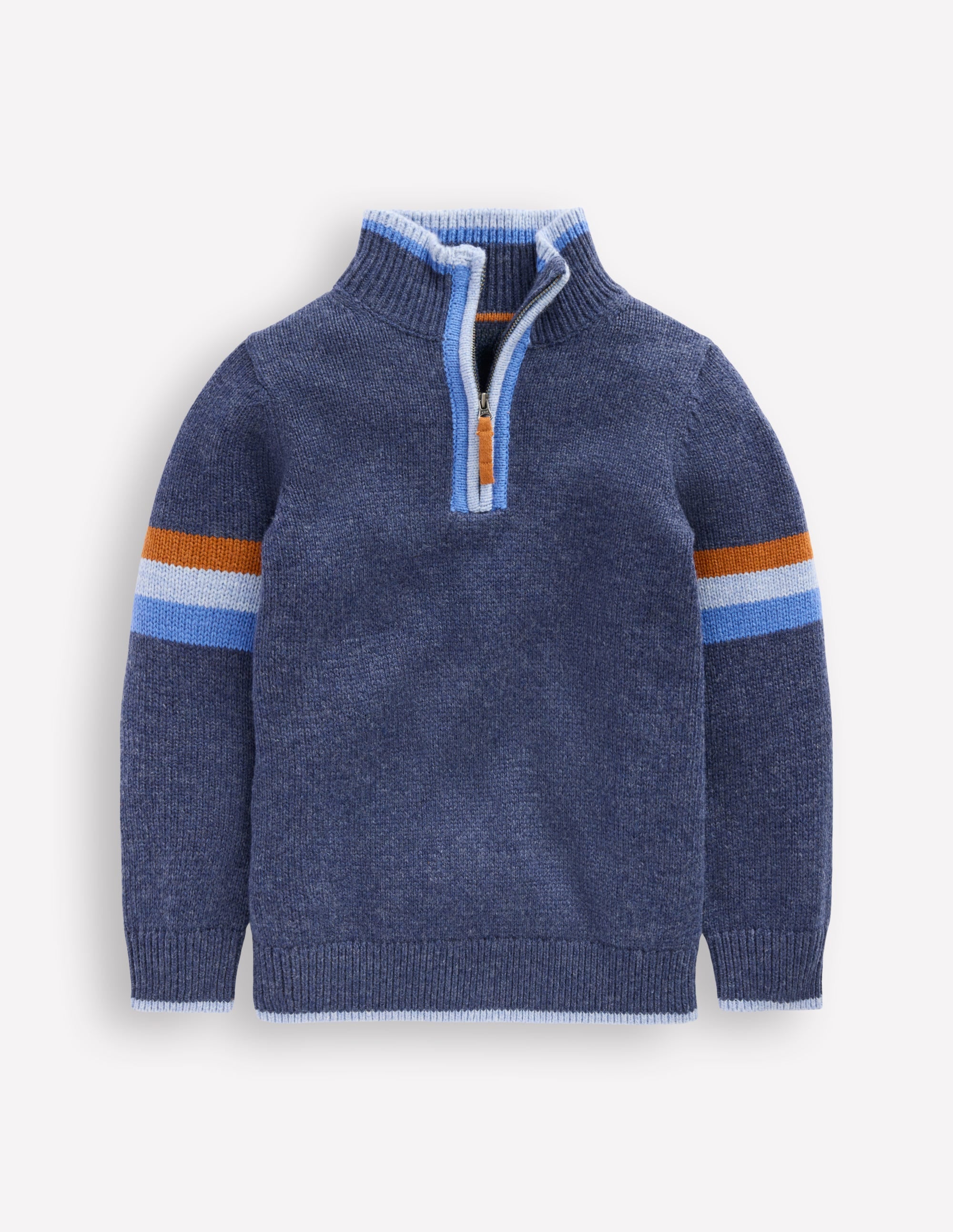 Heritage Half-Zip Sweater-College Navy - Image 1