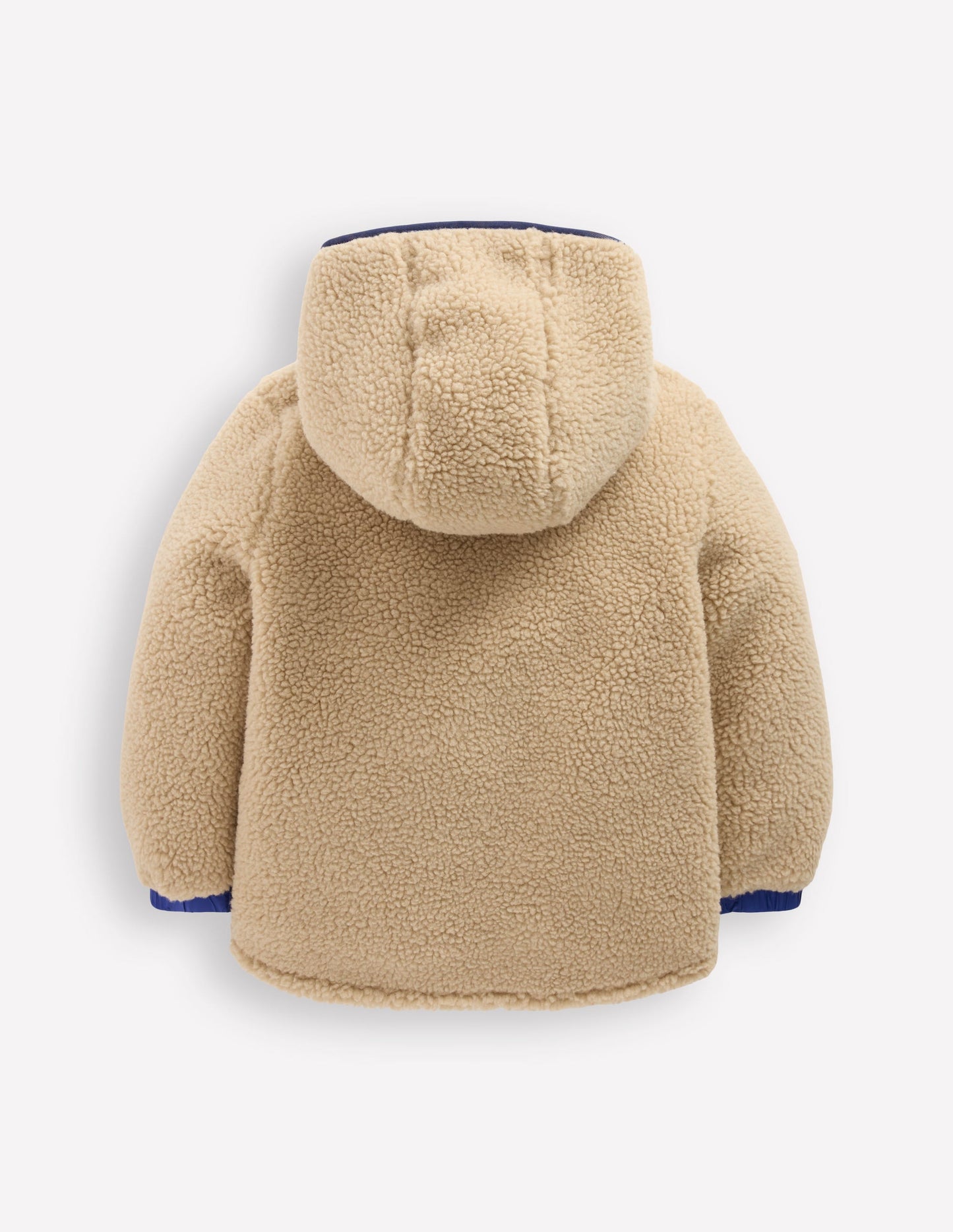 Reversible Cosy Borg Jacket-Mazarine Blue