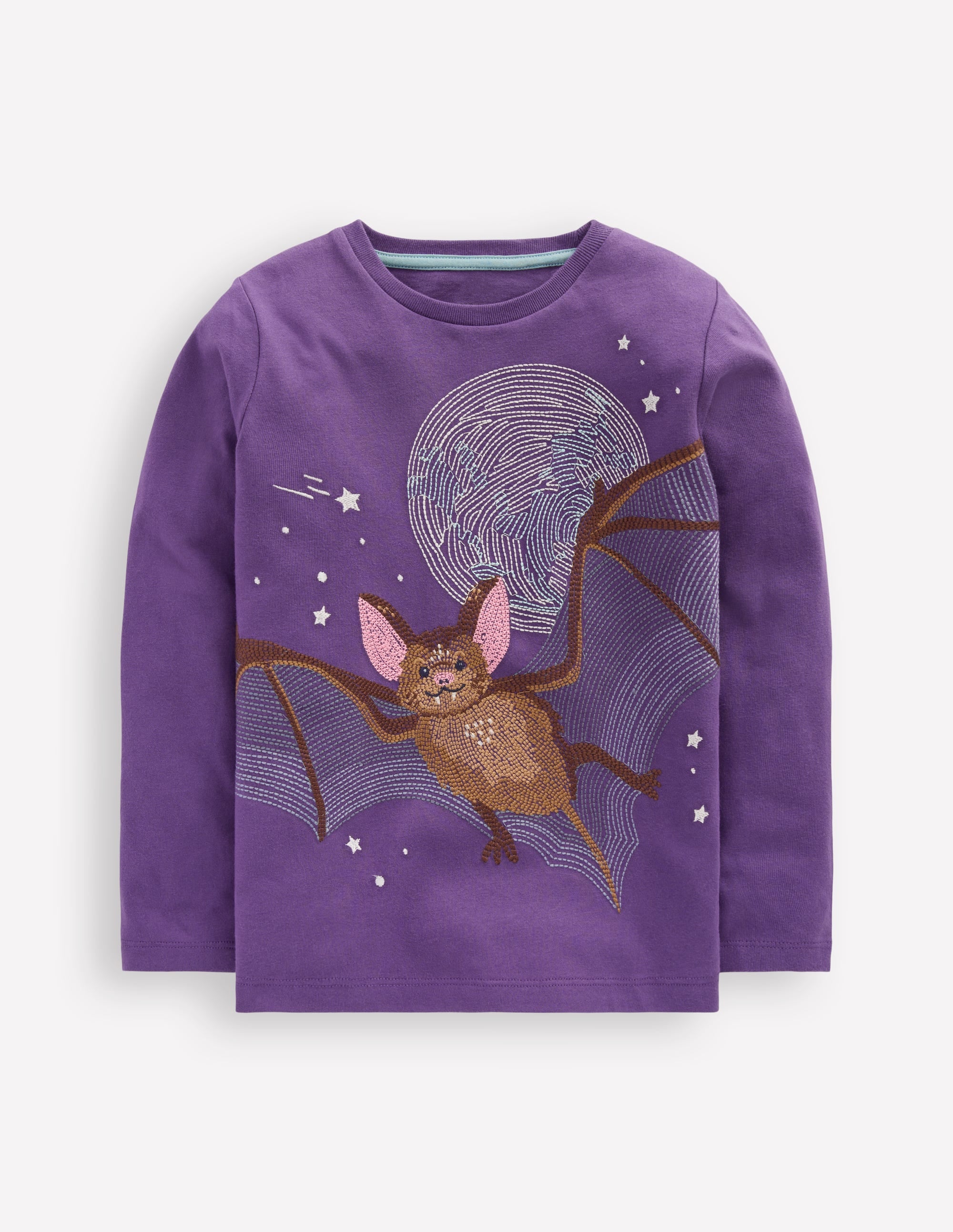 Glow Superstitch T-shirt-Mystic Purple Bat - Image 1