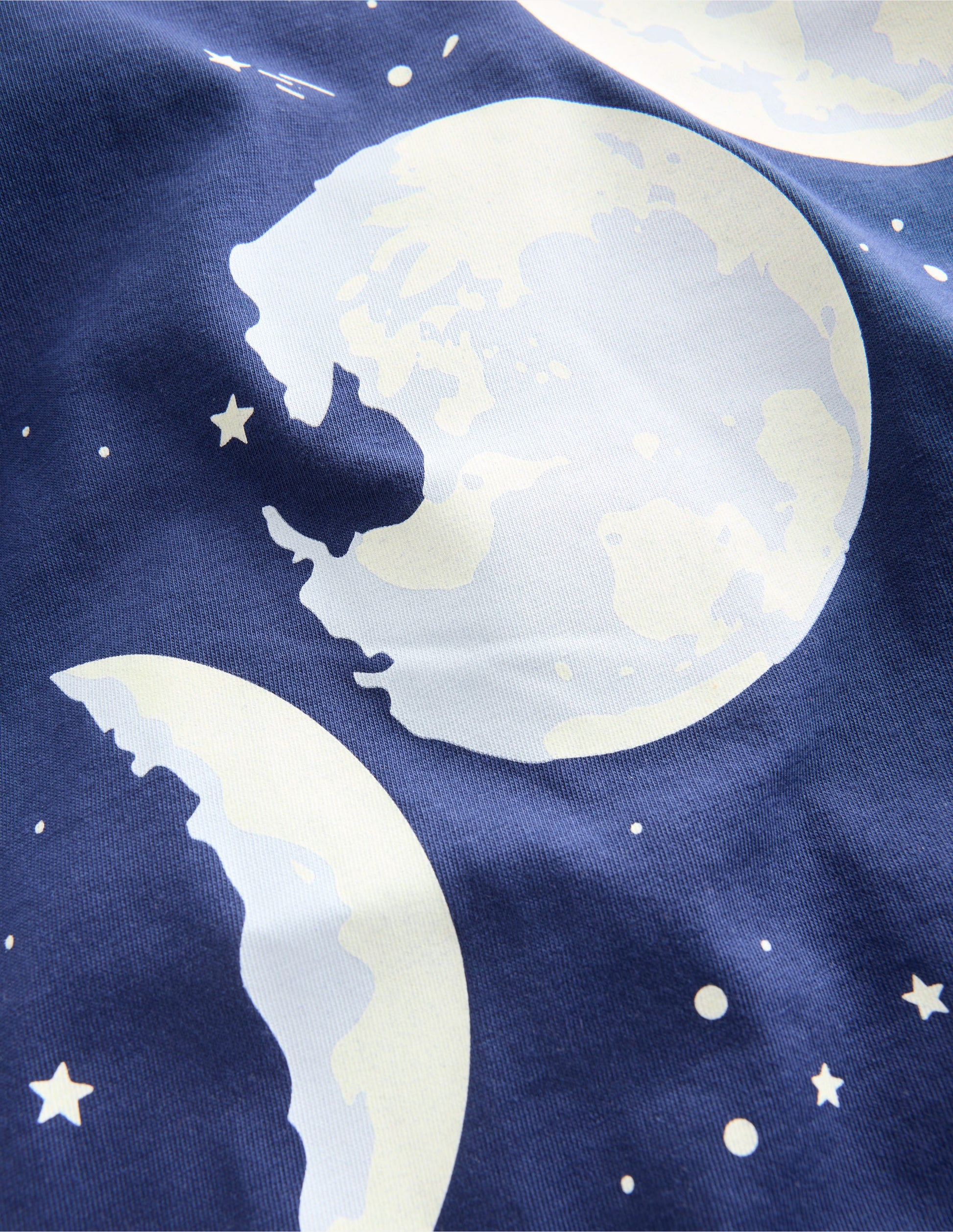 Long Sleeve Glow T-shirt-College Navy Moon-3