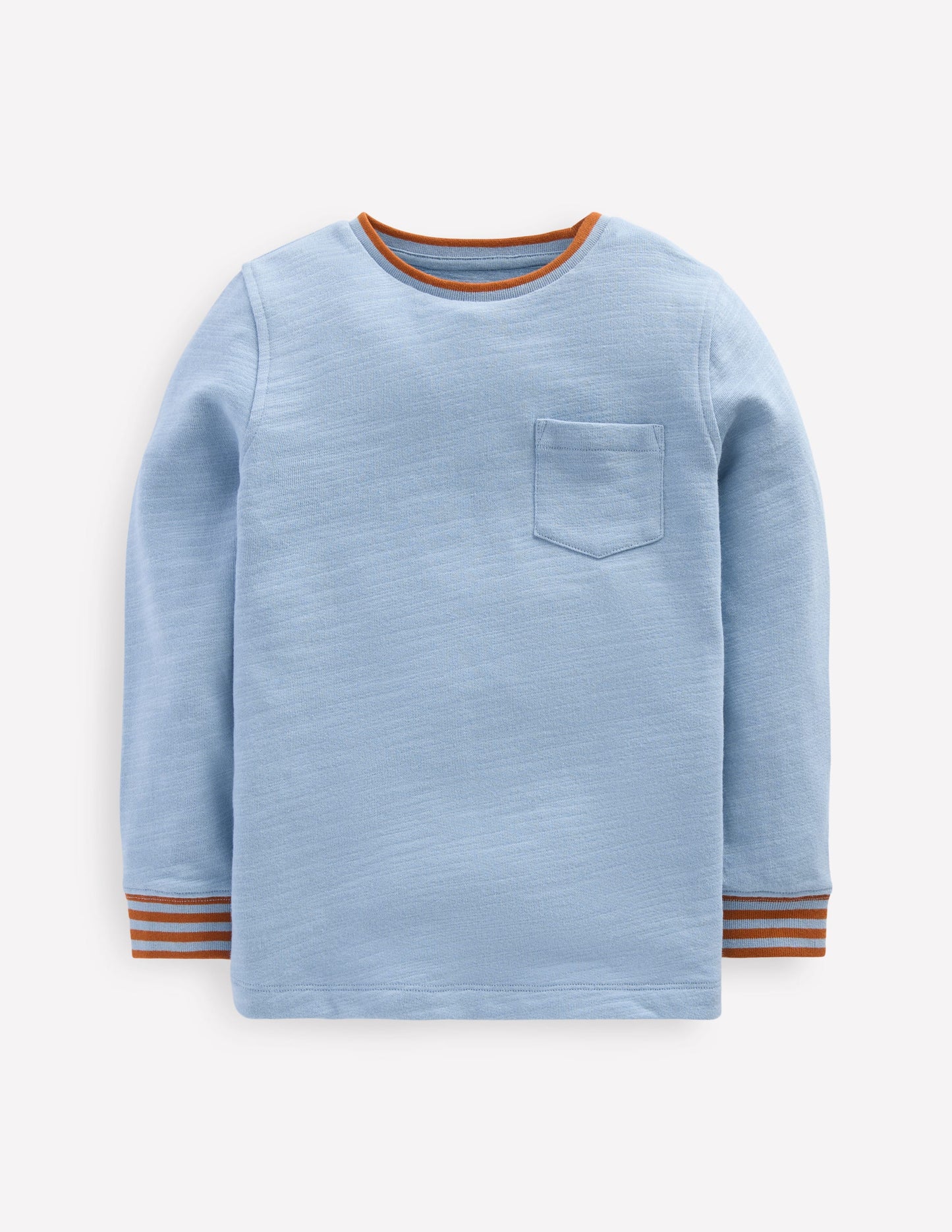Cosy Mid-weight T-shirt-Glacier Blue
