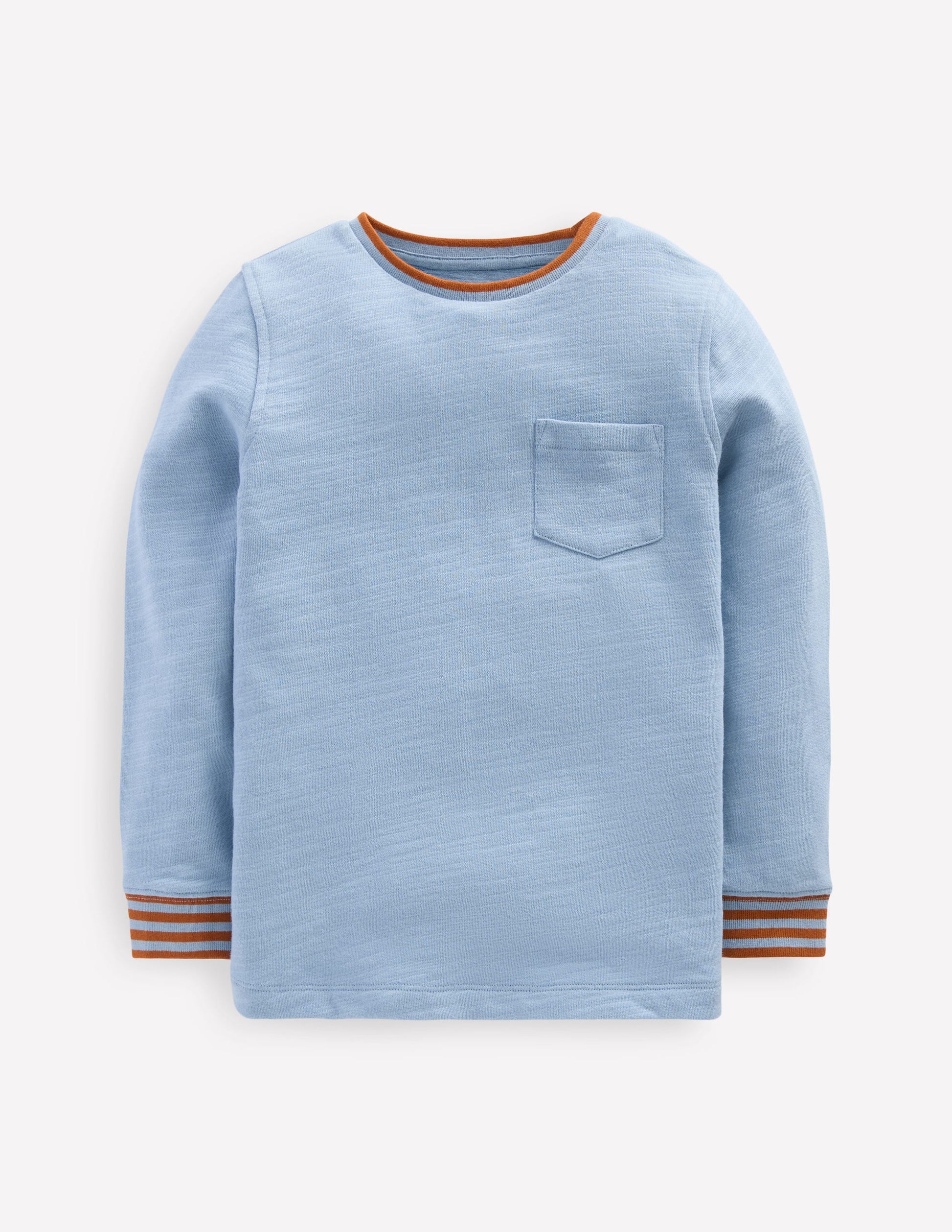 Cosy Mid-weight T-shirt-Glacier Blue-4