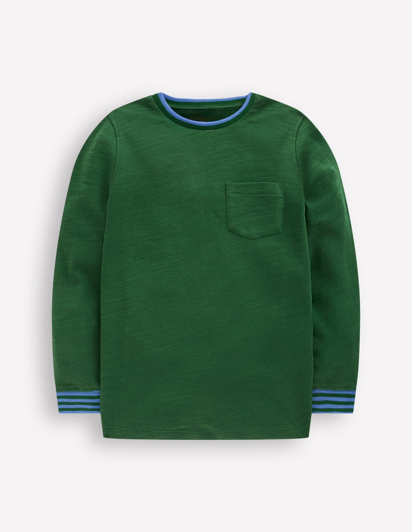 Cosy Mid-weight T-shirt-Pine Green