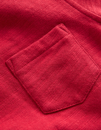 Cosy Mid-weight T-shirt-Red Liquorice/ Sapphire Blue-6