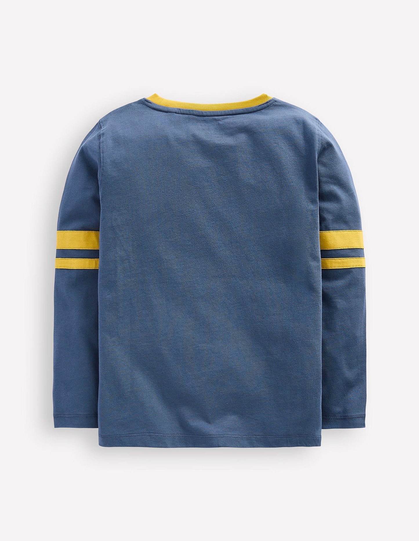 Colour Block T-shirt-Robot Blue/ Canary Yellow