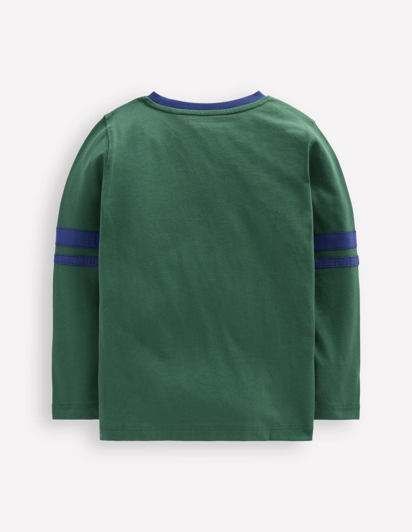 Colour Block T-shirt-Smoke Pine/ Starboard Blue