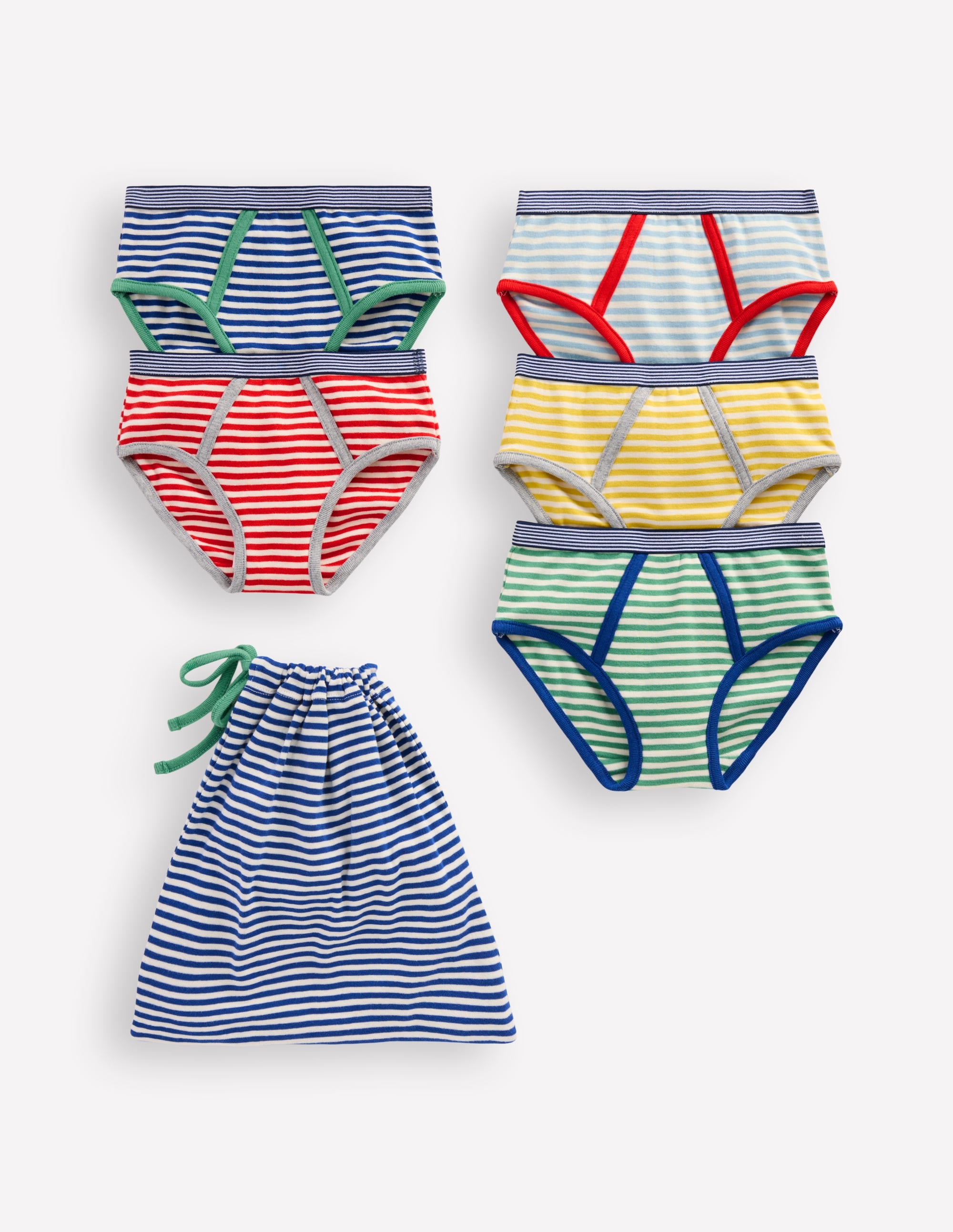5-Pack Underwear-Rainbow Stripe - Image 1