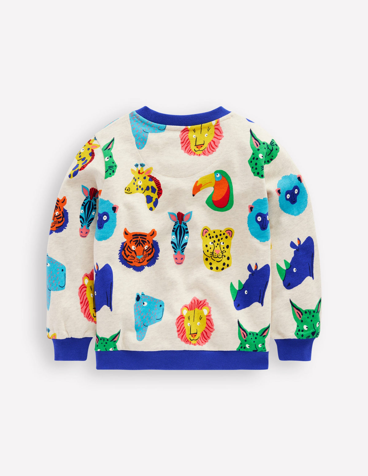 Printed Sweatshirt-Multi Animal Faces - Image 2