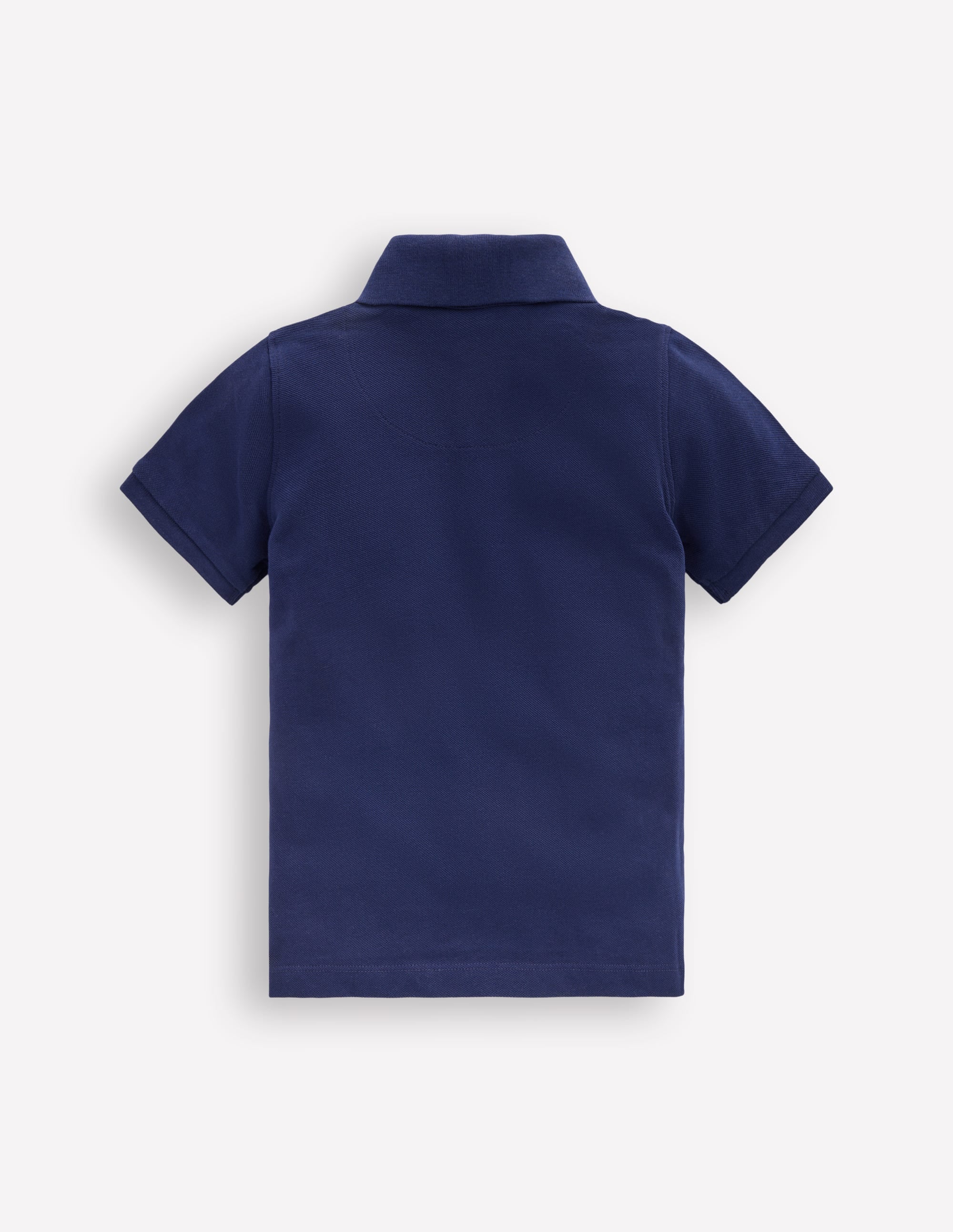 Piqué Polo Shirt-College Navy - Image 2