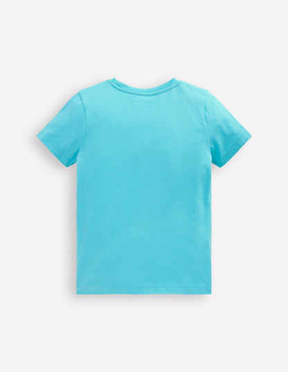 Zip Applique T-shirt-Barbados Beach Toucan-2