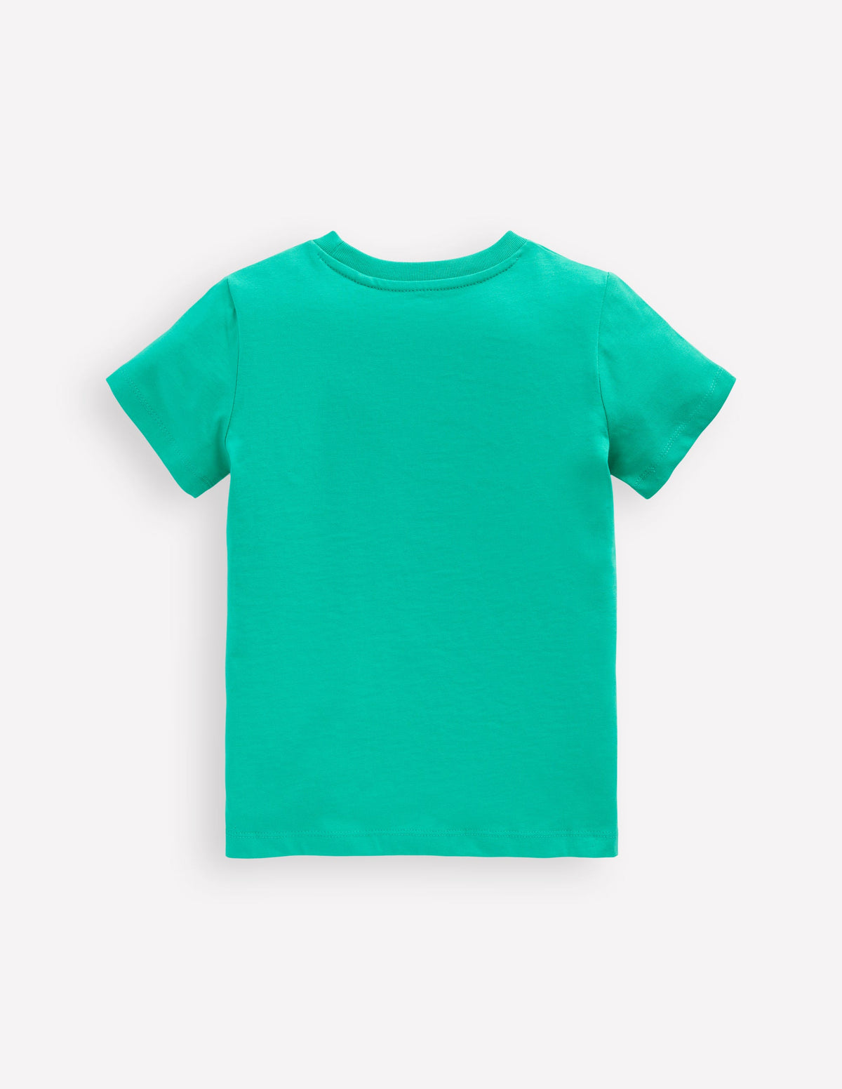 Short Sleeve Riso T-Shirt-Aquamarine Blue Jungle Animals - Image 2