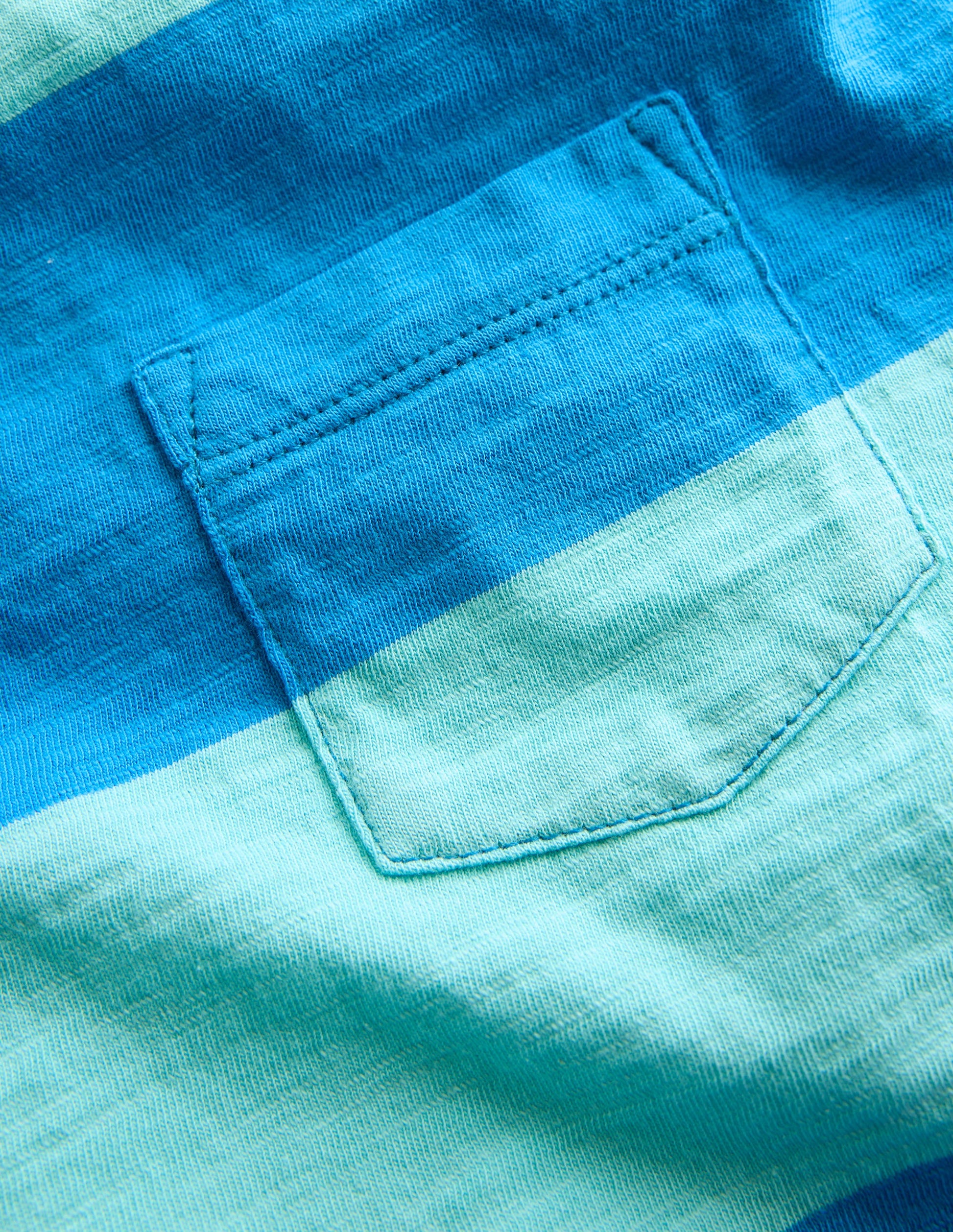 Everyday Short Sleeve T-Shirt-Barbados Beach/Indigo Bunting-3