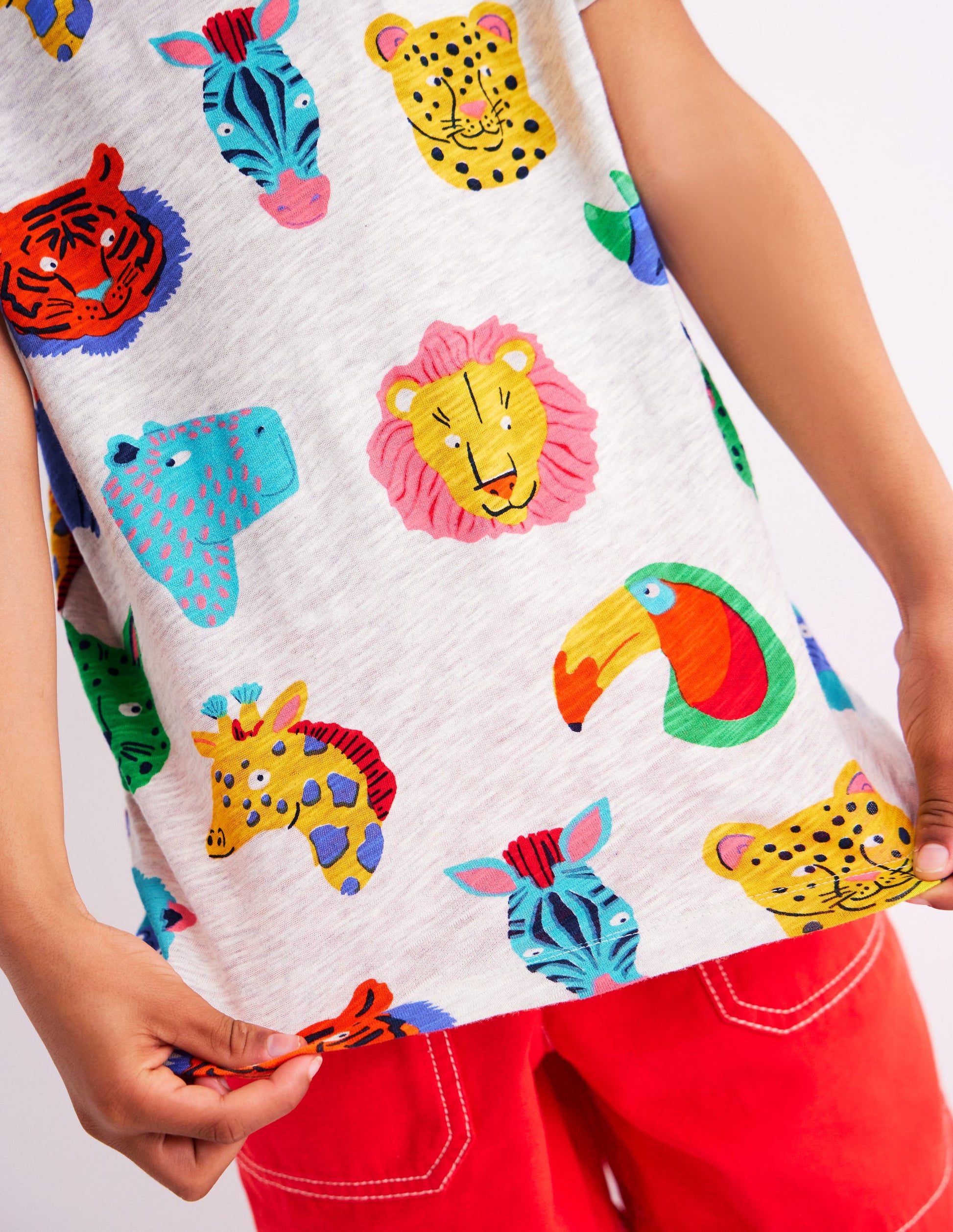 All-Over Printed T-Shirt-Coconut Milk Jungle-3