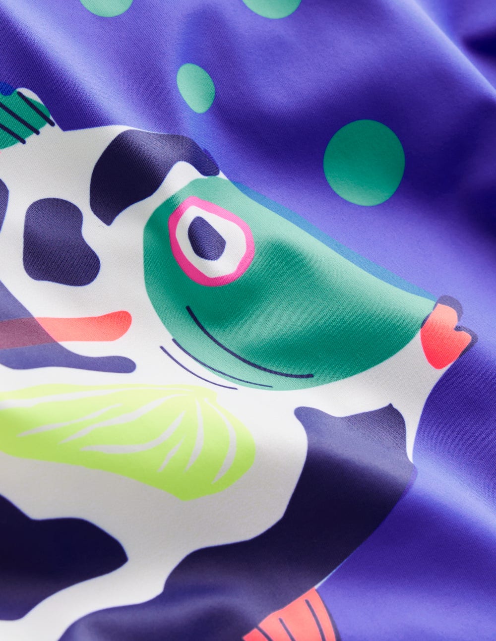 Logo Rash Vest-Blue Heron Fish