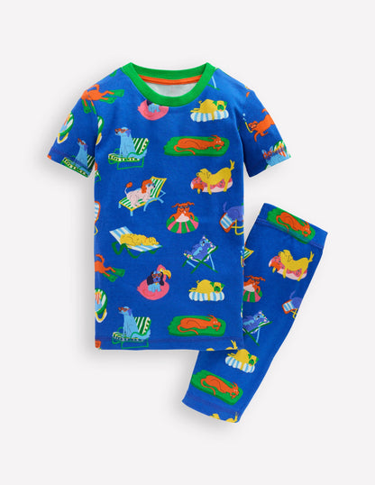 Snug Short John Pajamas-Poolside Pets-4
