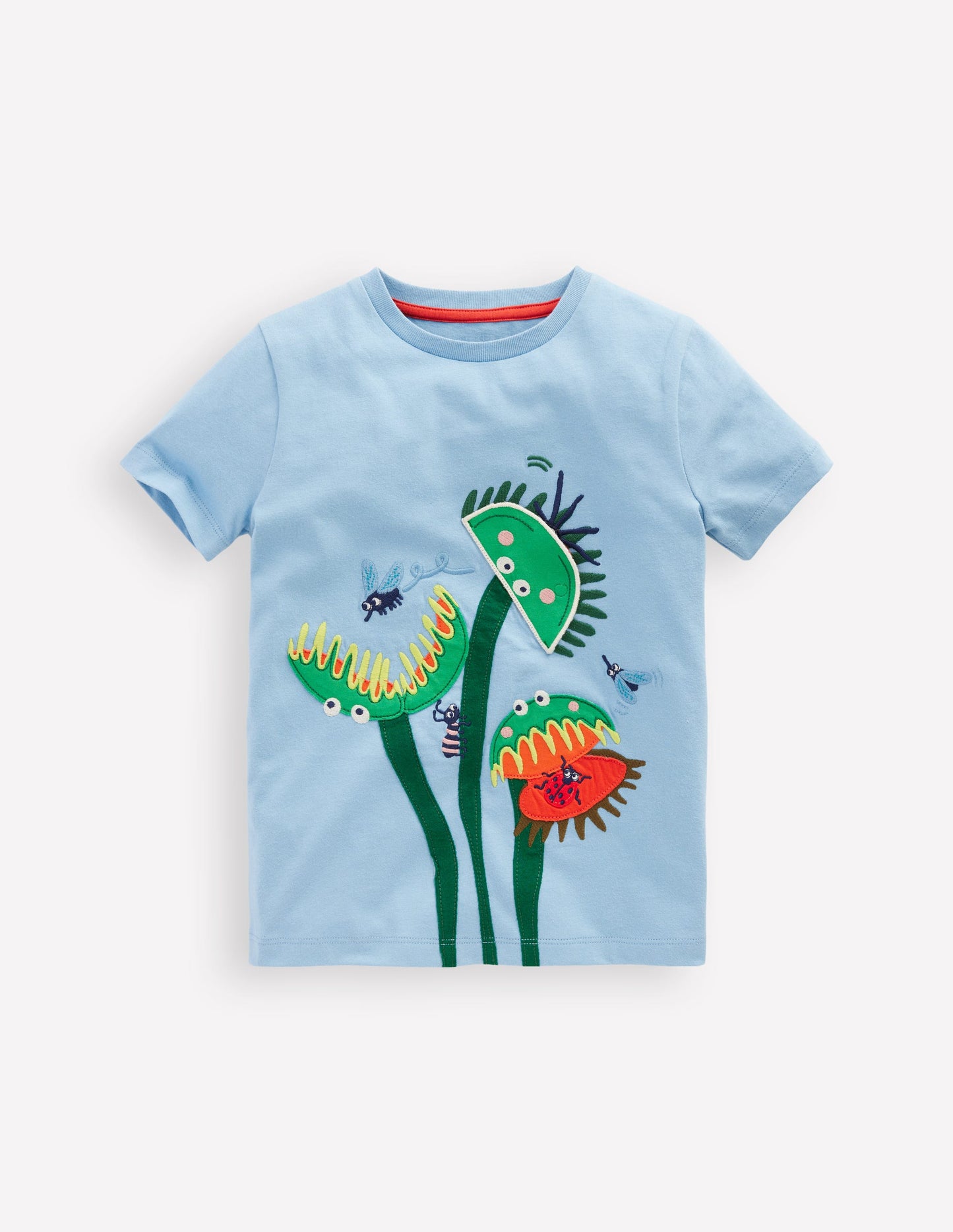 Lift-The-Flap T-shirt-Glacier Blue Fly Trap