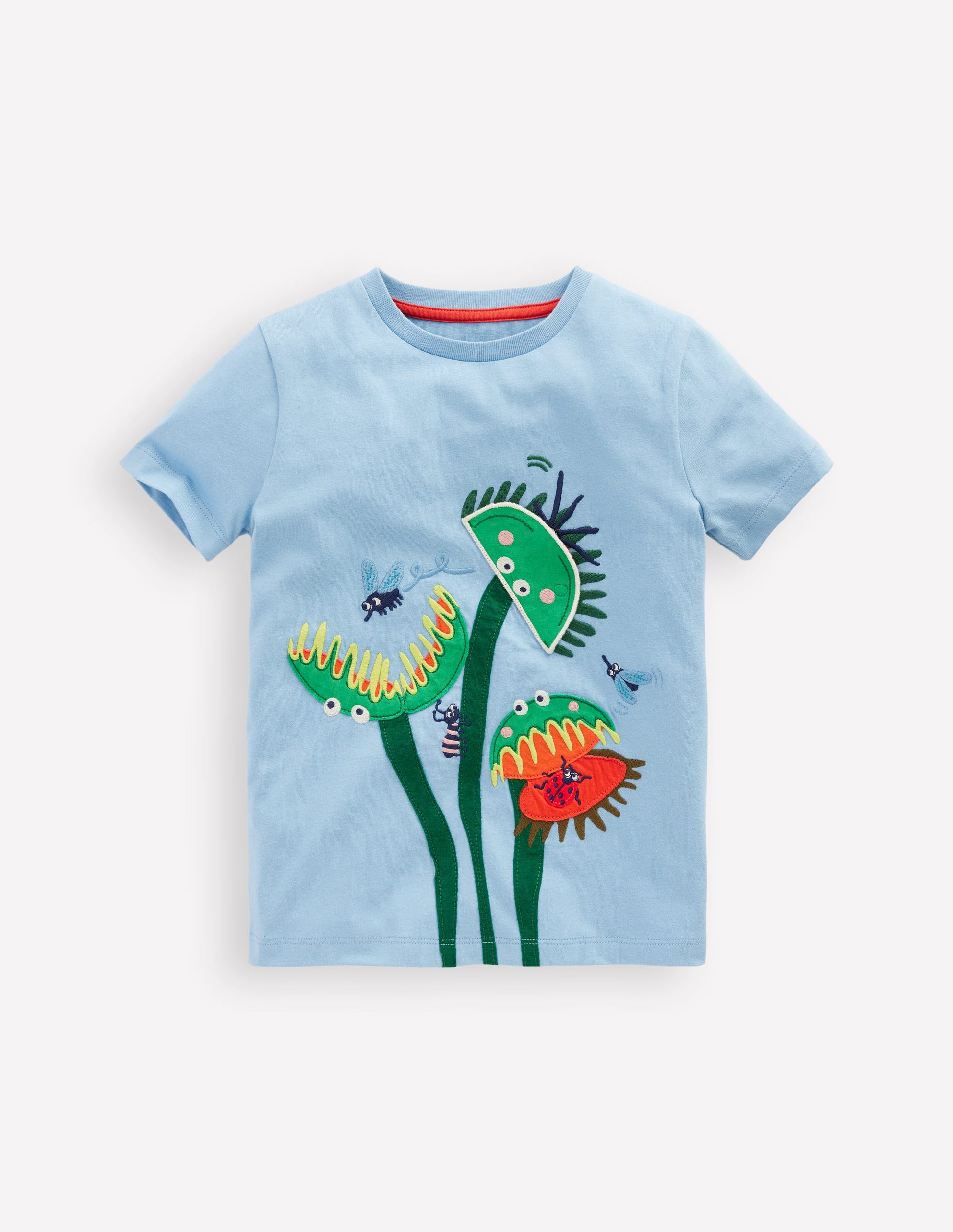 Lift-The-Flap T-shirt-Glacier Blue Fly Trap-1