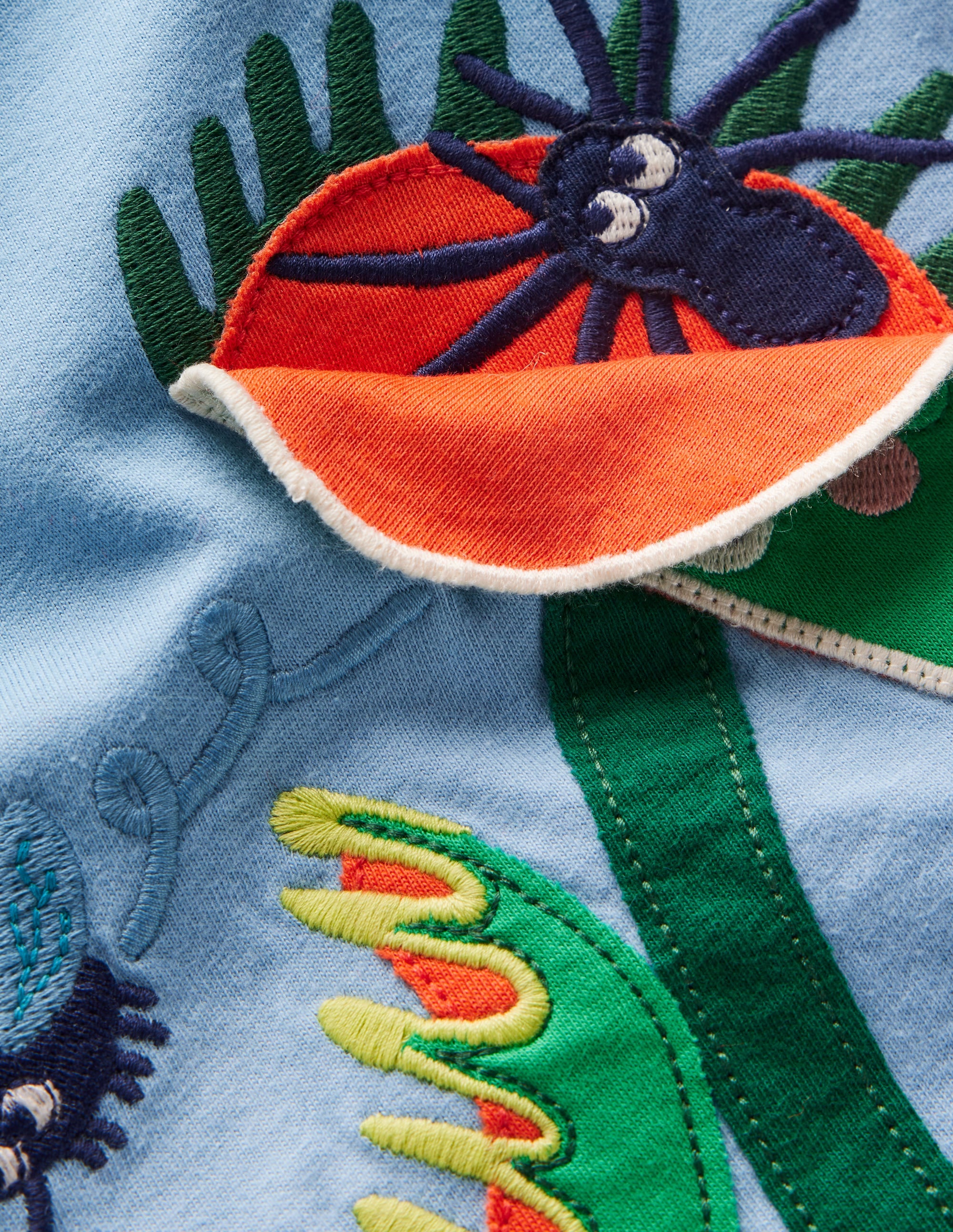 Lift-The-Flap T-shirt-Glacier Blue Fly Trap - Image 3
