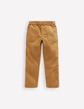 Pull-on Cotton Pants-Stone Grey