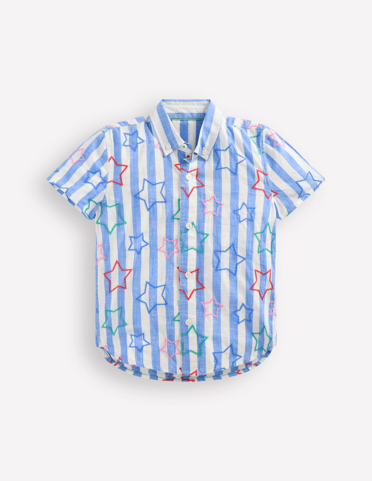 Fun Cotton Shirt-Starry Stripe - Image 5