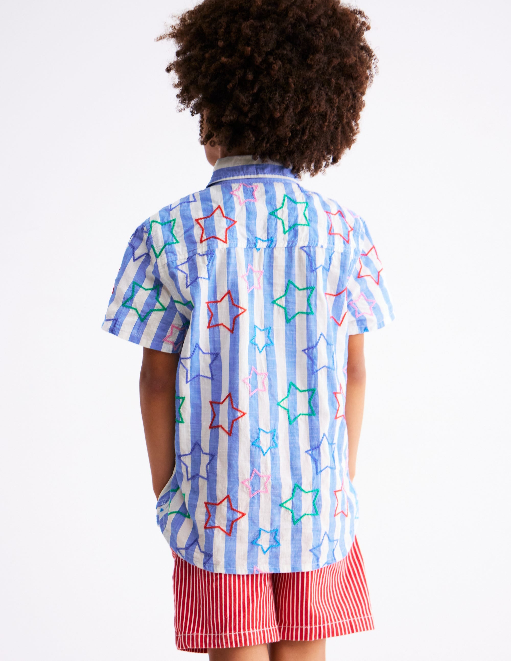 Fun Cotton Shirt-Starry Stripe - Image 4