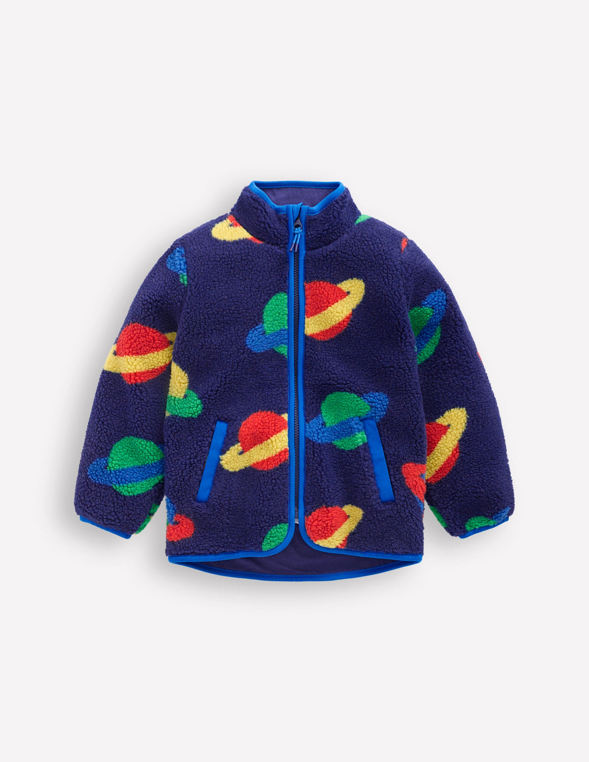 Cosy Borg Jacket-Twilight Blue Planets - Image 1