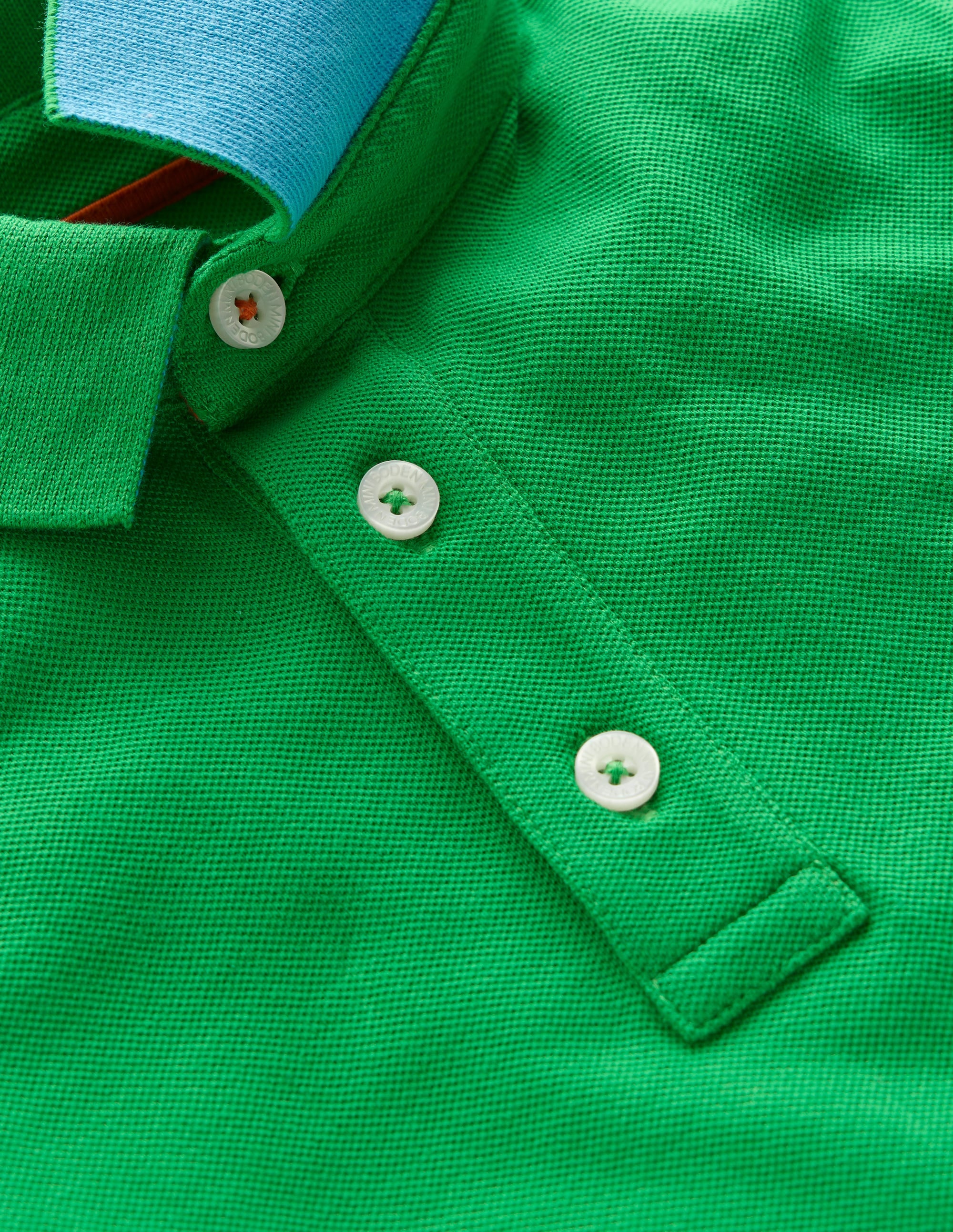 Piqué Polo Shirt-Sapling Green - Image 3