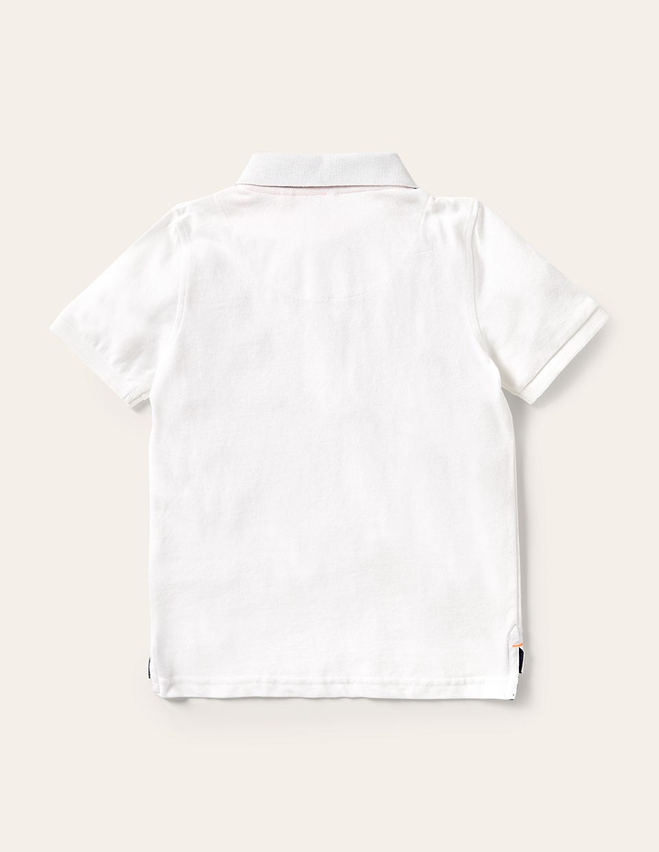 Piqué Polo Shirt-White