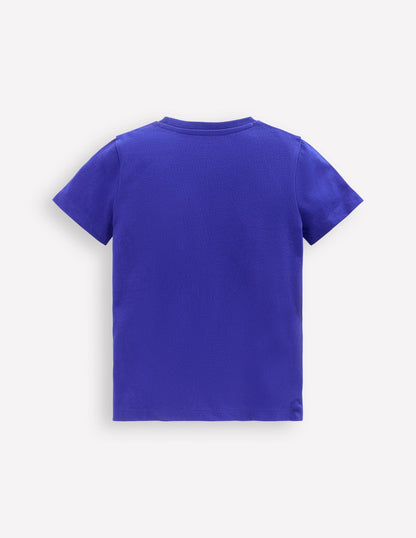 Superstitch T-Shirt-Sapphire Blue Lobster