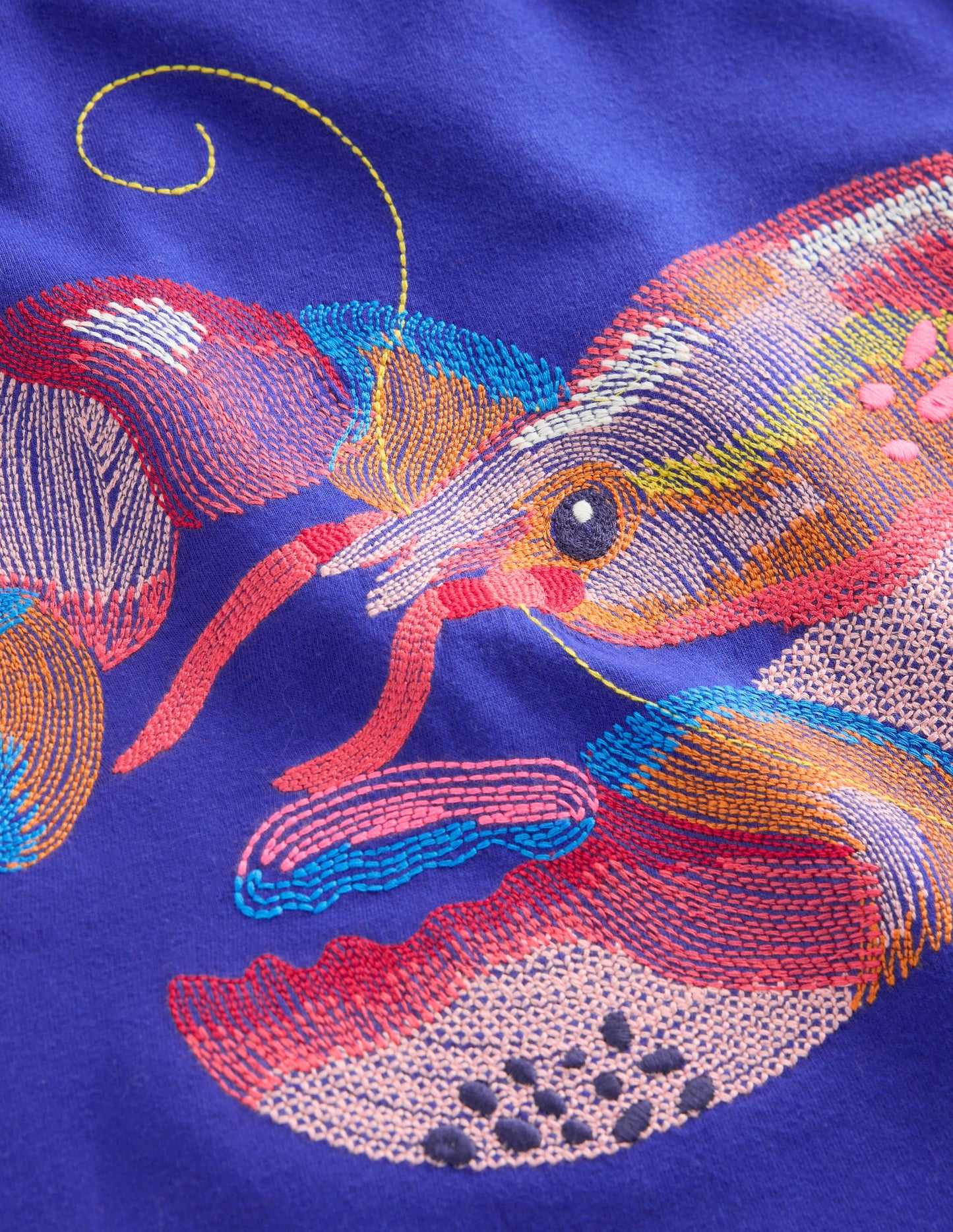 Superstitch T-Shirt-Sapphire Blue Lobster